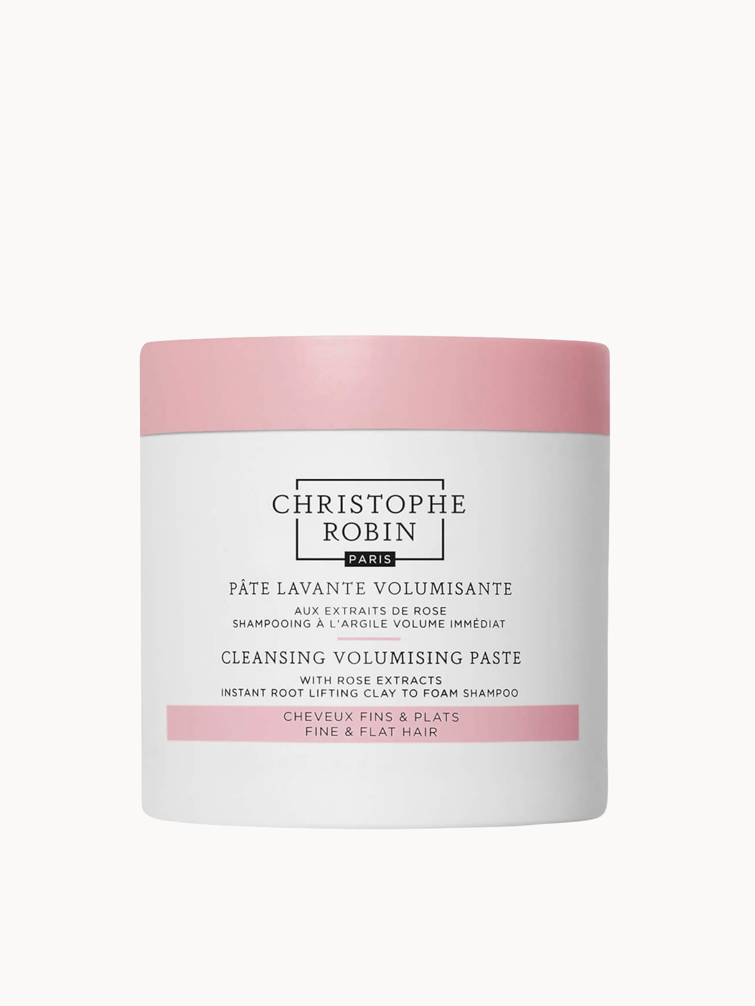 Christophe Robin: Christophe Robin Cleansing Volumising Paste with Pure Rassoul Clay and Rose 250ml