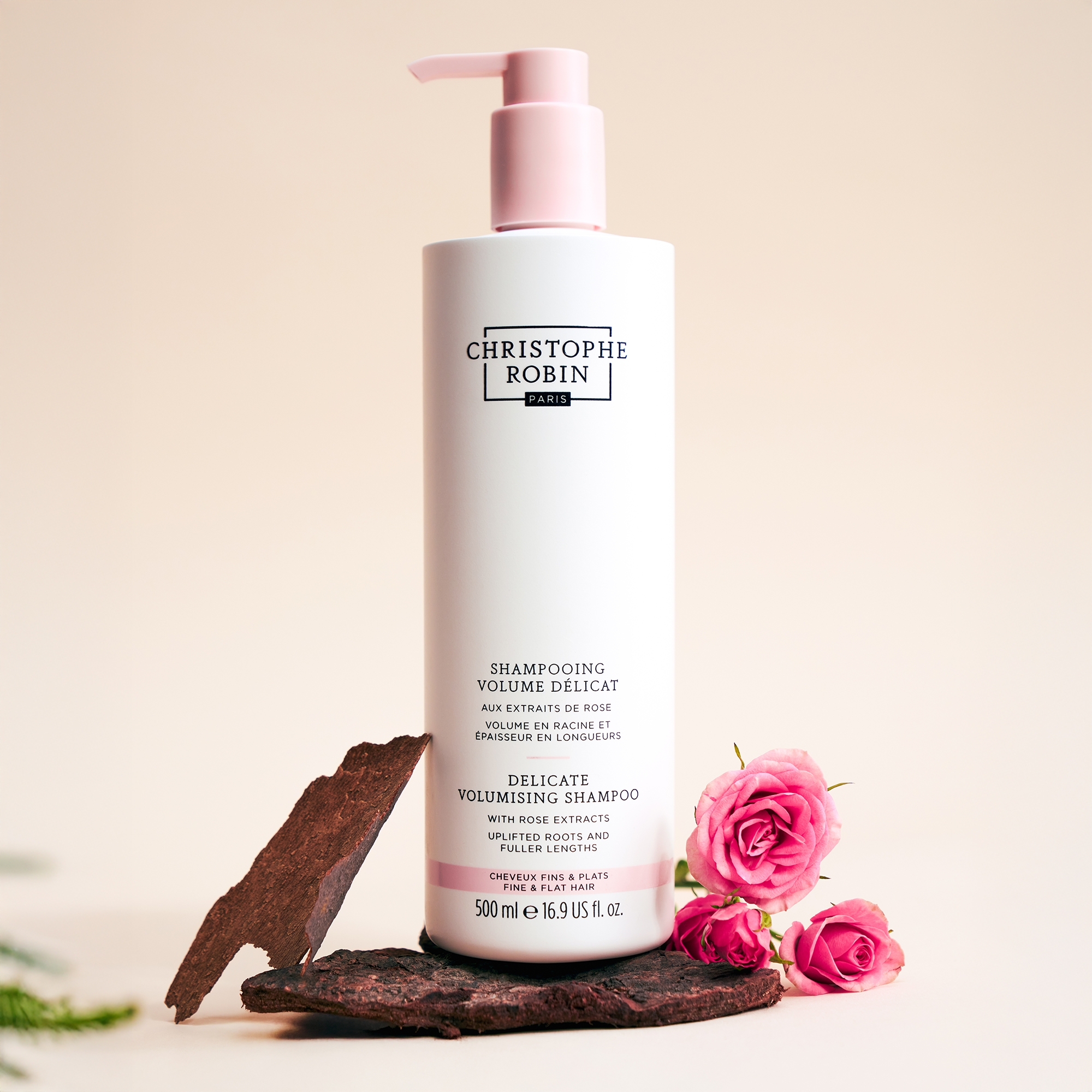 Christophe Robin Delicate Volumising Shampoo with Rose Extracts
