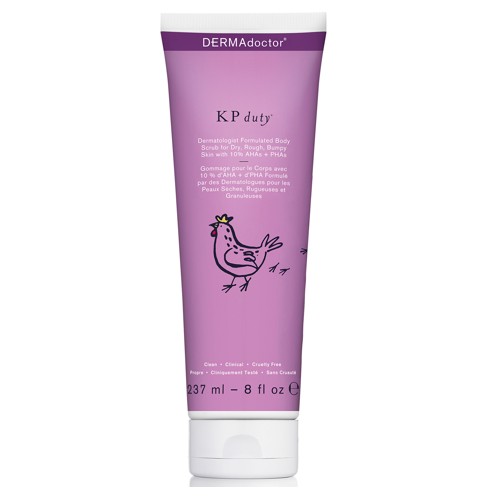 DERMAdoctor KP Duty Dermatologist Formulated Body Scrub for Dry Rough