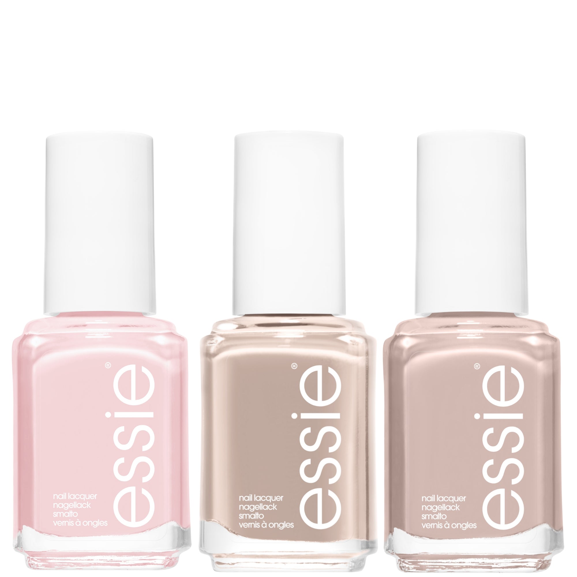 Essie Nude Nail Polish Trio Set LOOKFANTASTIC