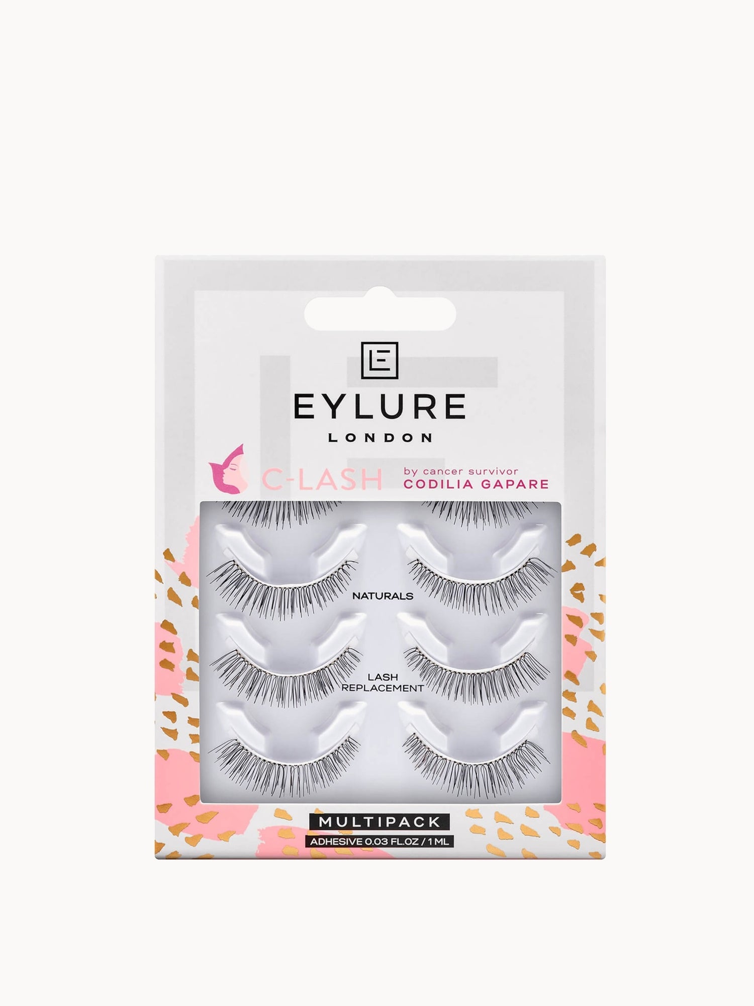 Eylure False Lashes C-Lash Natural's Multipack 4s