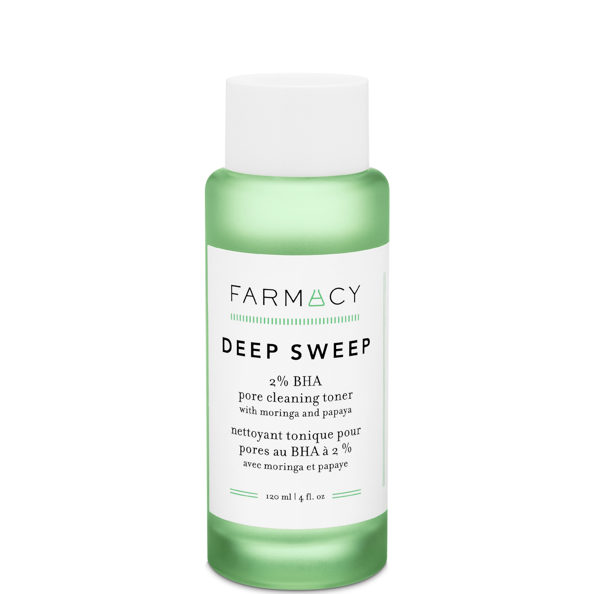 cult FARMACY Deep Sweep 2% BHA Pore Cleaning Toner with Moringa and Papaya - 120ml