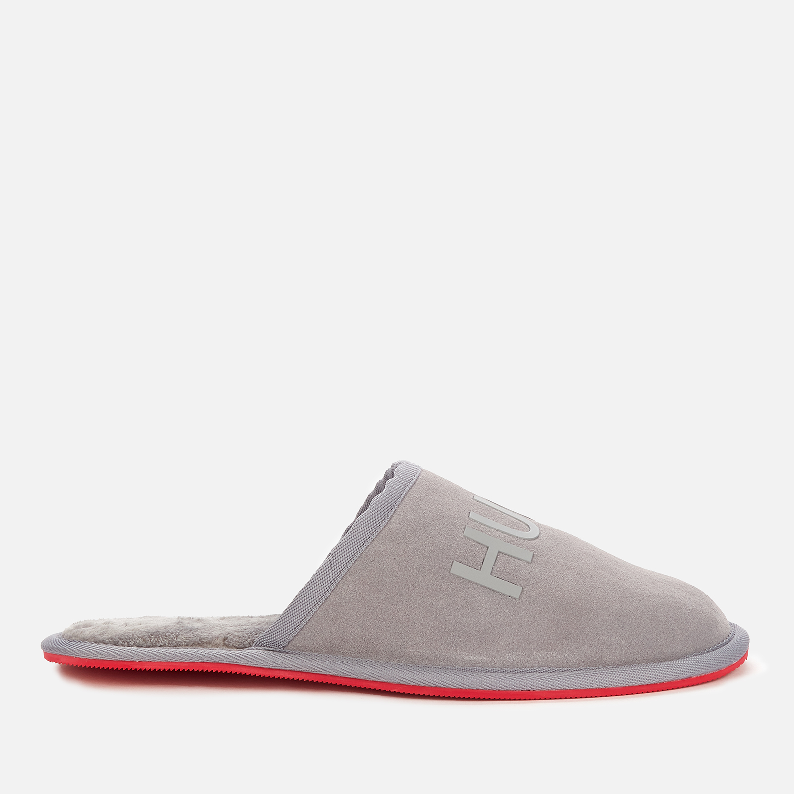 Hugo Mens Cozy Mule Slippers Grey Allsole 6171