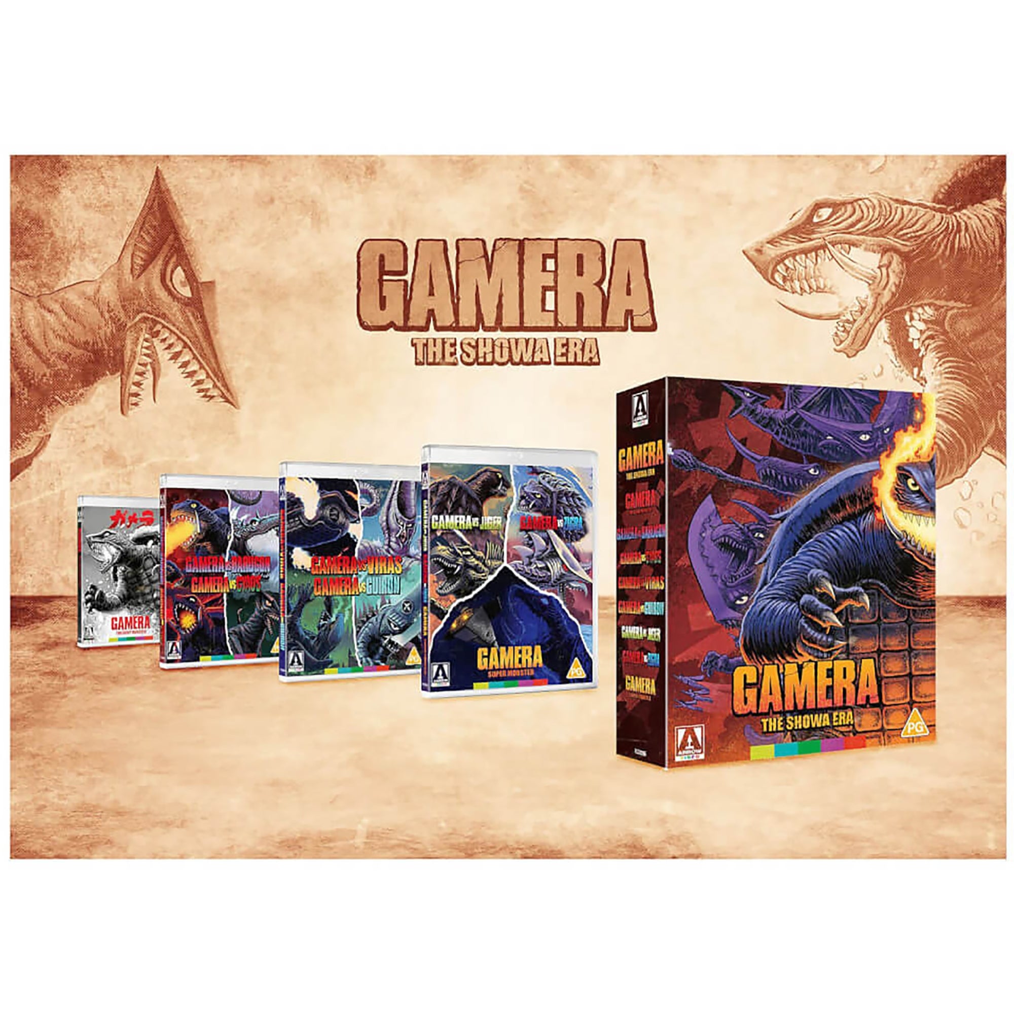 Gamera: The Complete Collection Blu-ray - Arrow Films UK