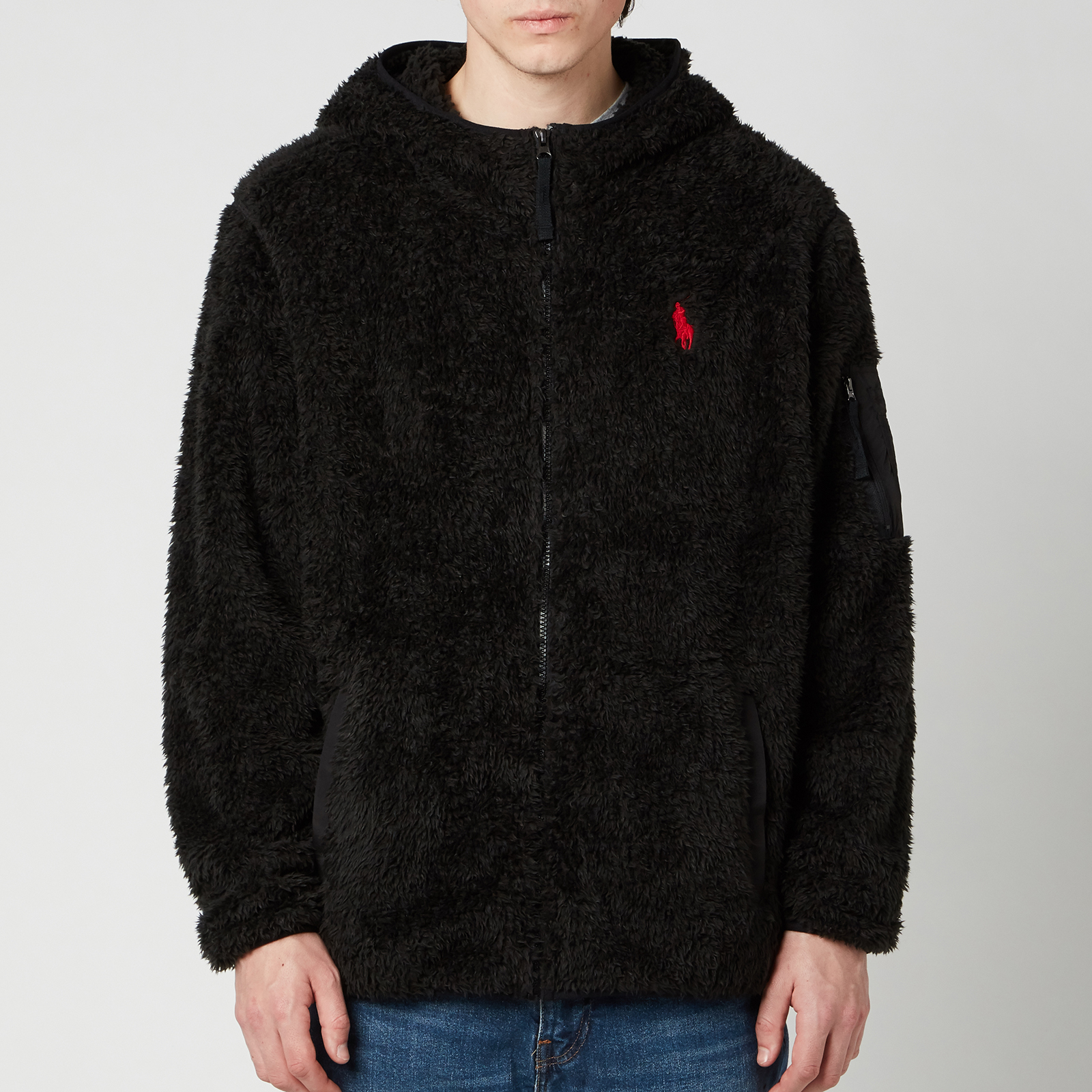 Polo ralph shop lauren sherpa hoodie