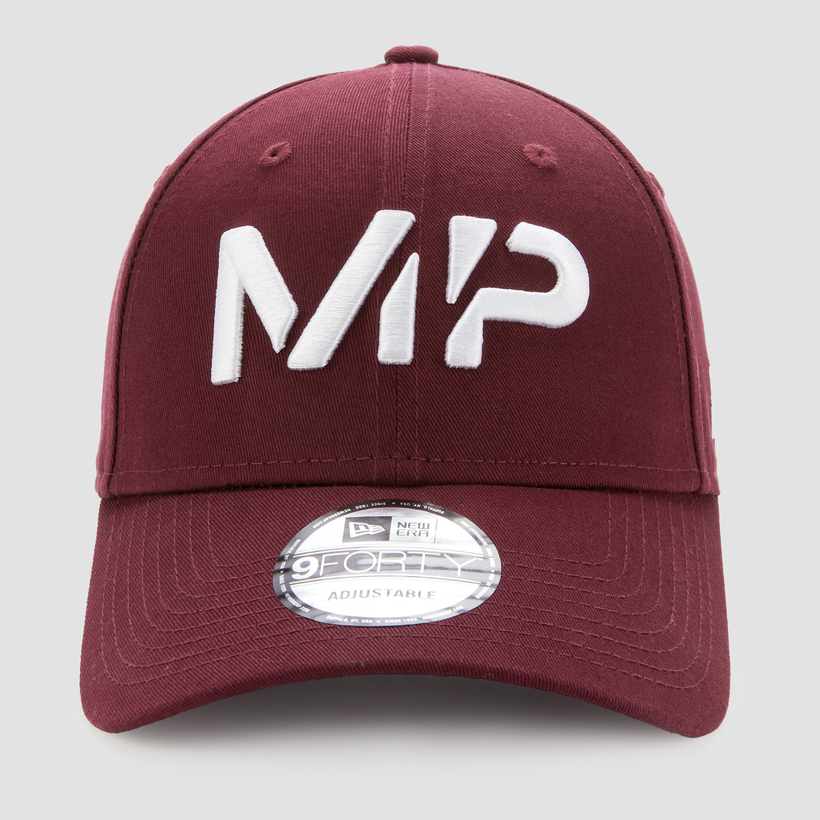 MP NEW ERA 9FORTY Baseball Cap | Washed Oxblood/White | MP
