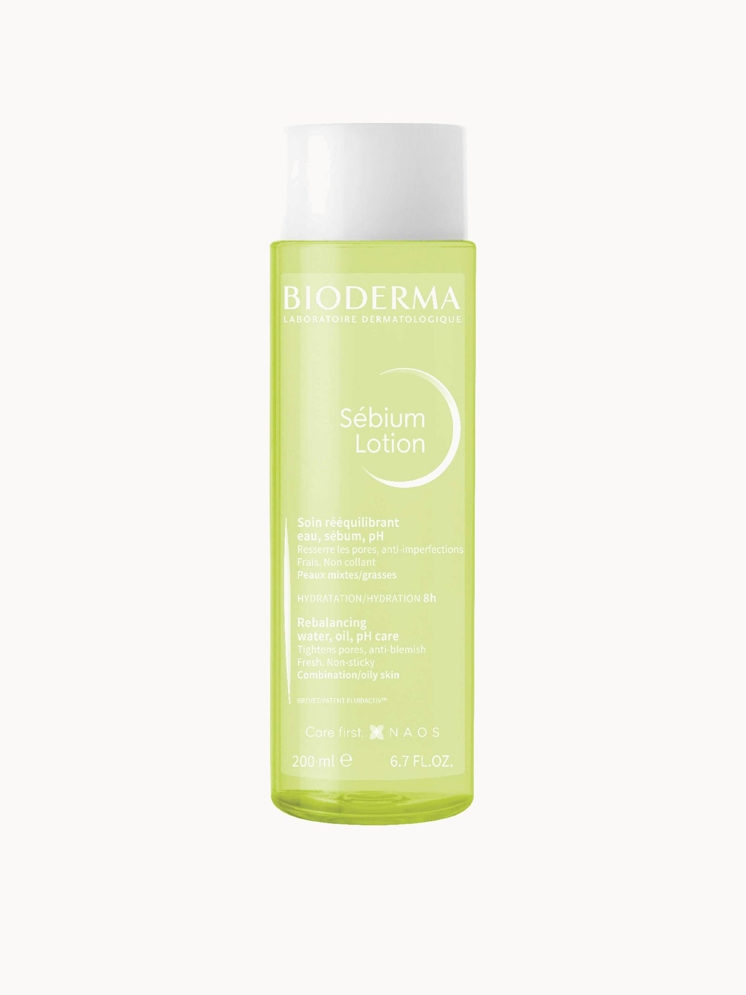 Bioderma Sebium Rebalancing Lotion Toner for oily, acne-prone skin for 8h hydration 200ml