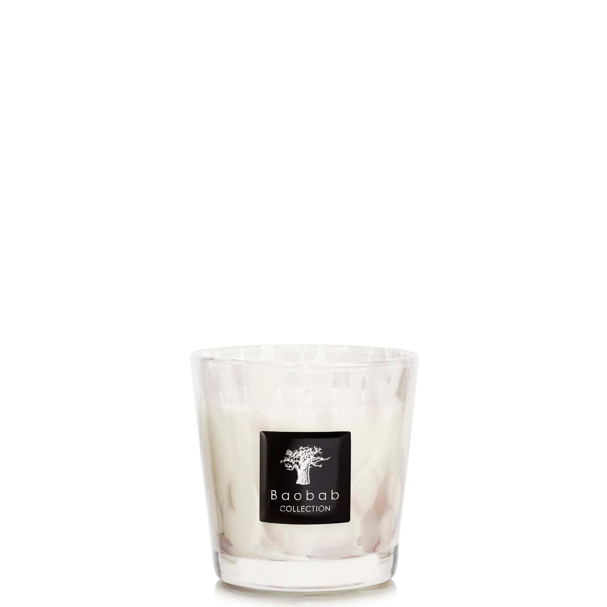 Baobab Collection Candle Pearls White Petitie Candle Max 08