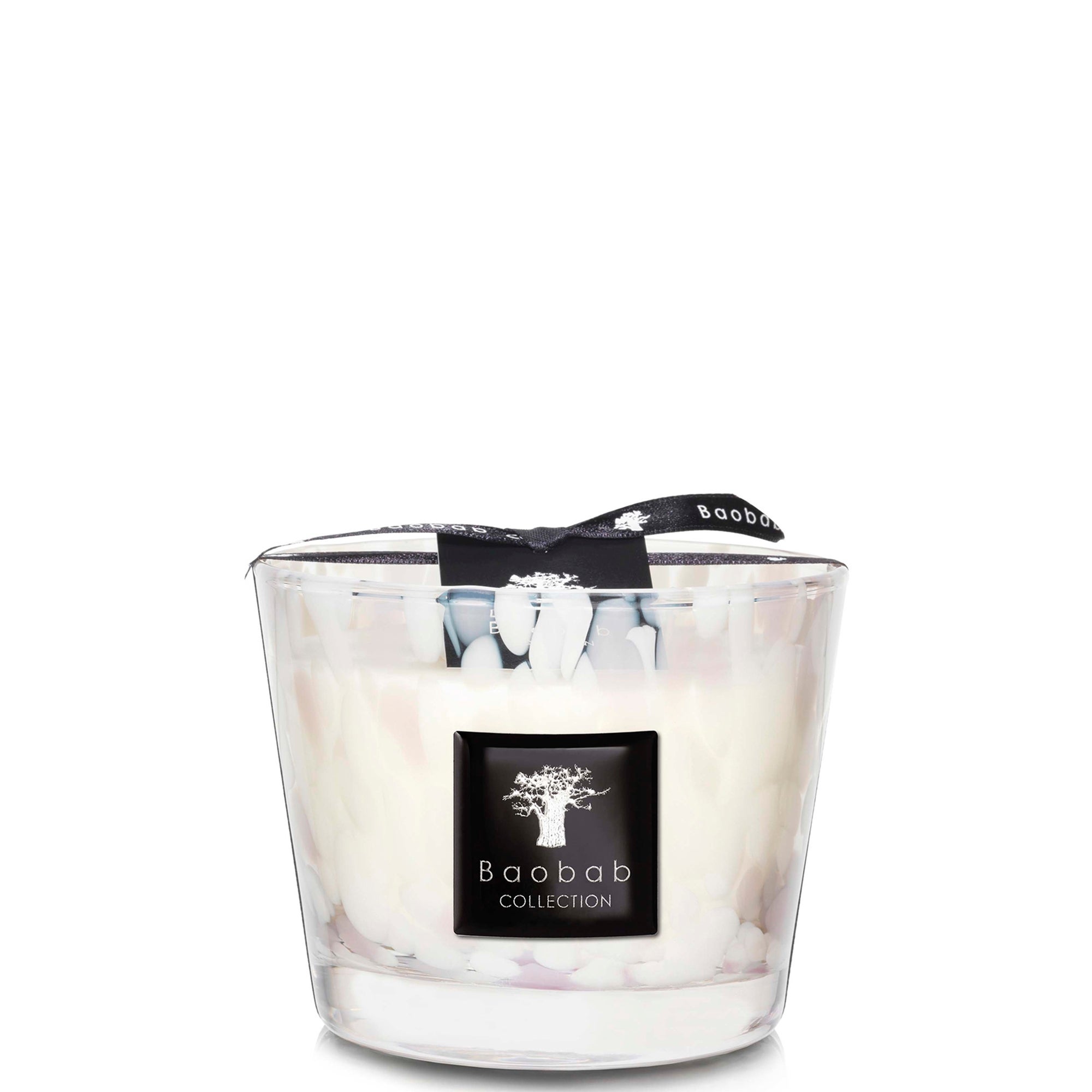 Max 10 White Pearls Candle - Baobab Collection