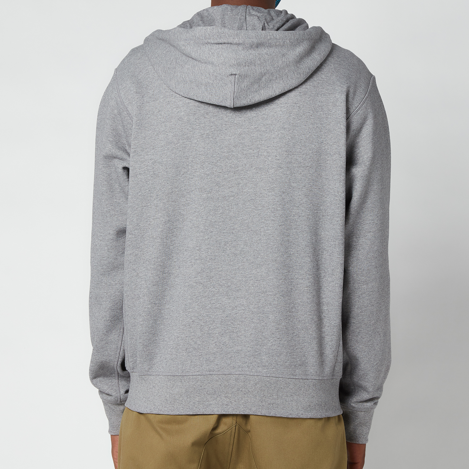 KENZO Men's Sport Full Zip Hooded Sweatshirt - Dove Grey