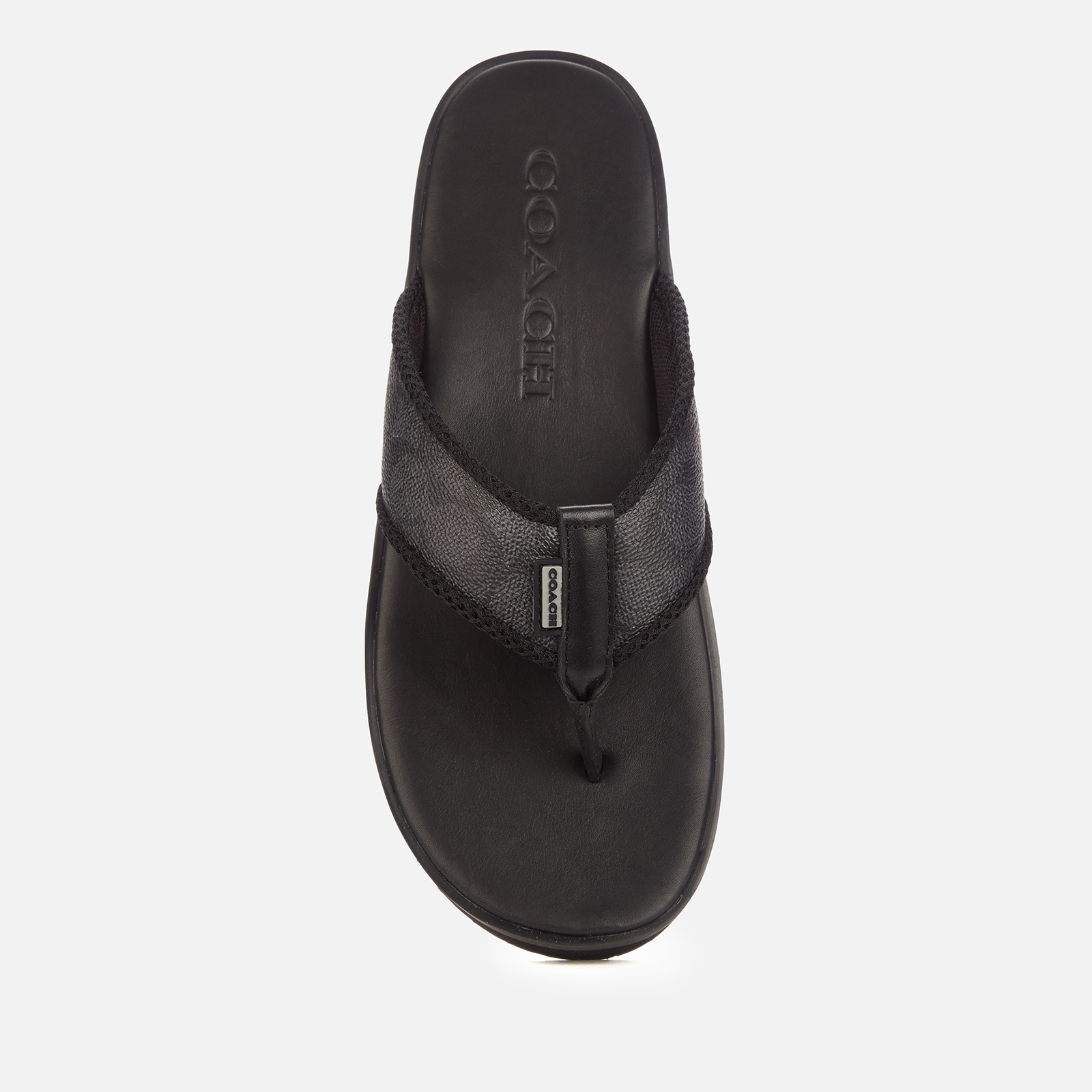 Coach discount black slippers