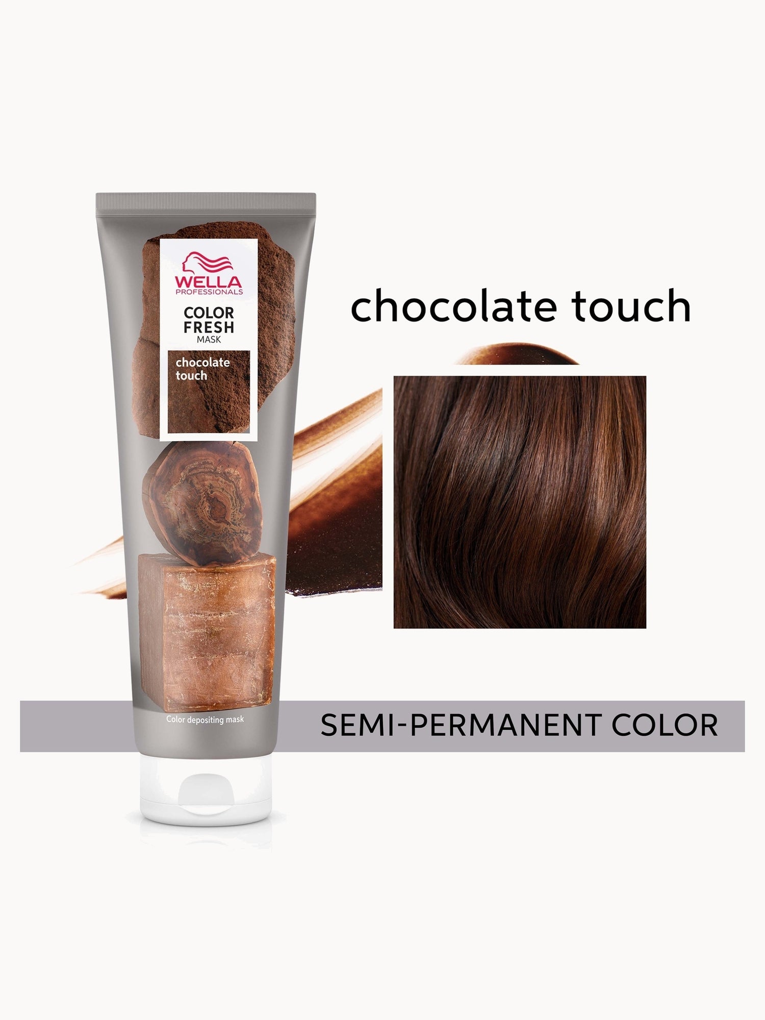 moonKUROCreamShampooダークブラウン 400g Wella Professionals Care Color Fresh Semi-Permanent Colour Mask