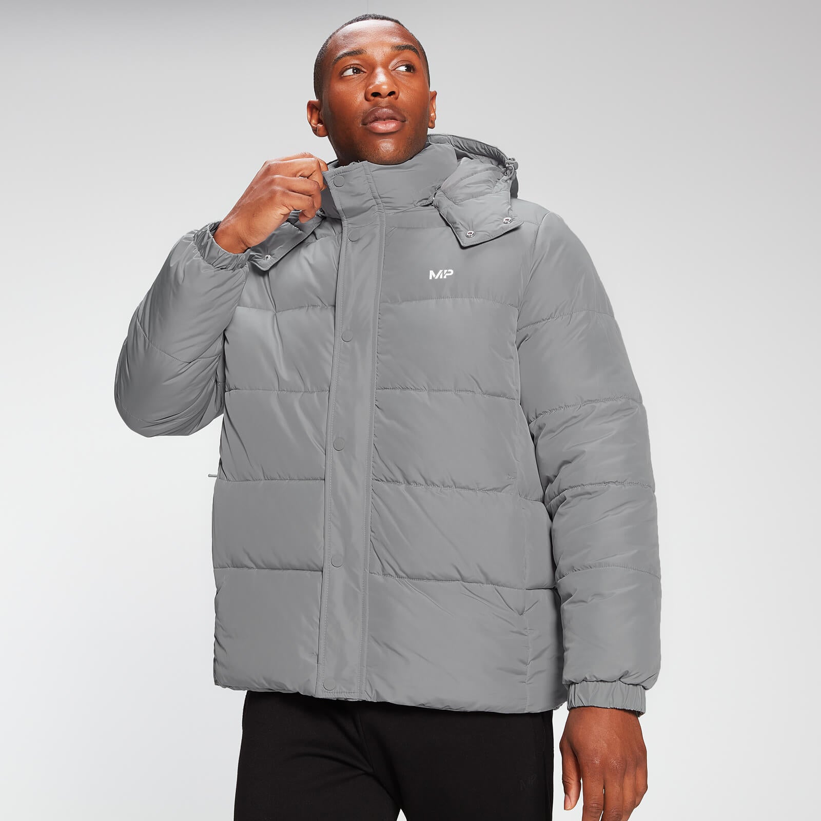 MP Men's Essential Puffer Jacket | Black | MP Myprotein