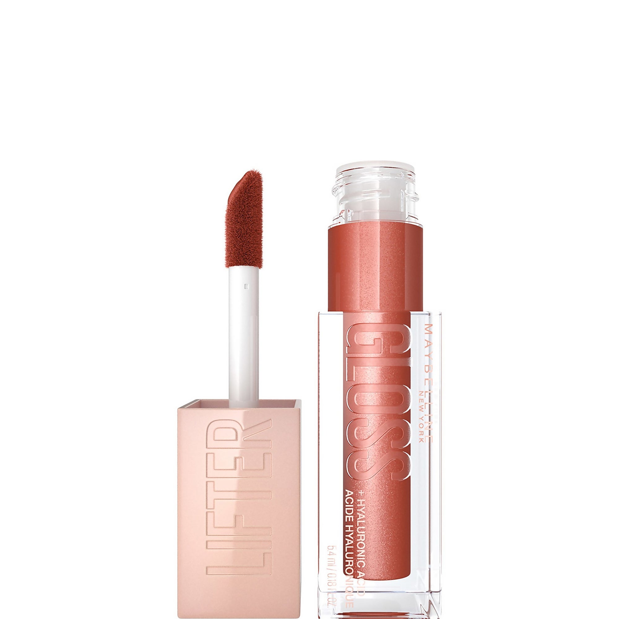 Maybelline Shine Lipgloss In 100 Peach Glisten – Glänzender Lipgloss Mit Pflegeeffekt