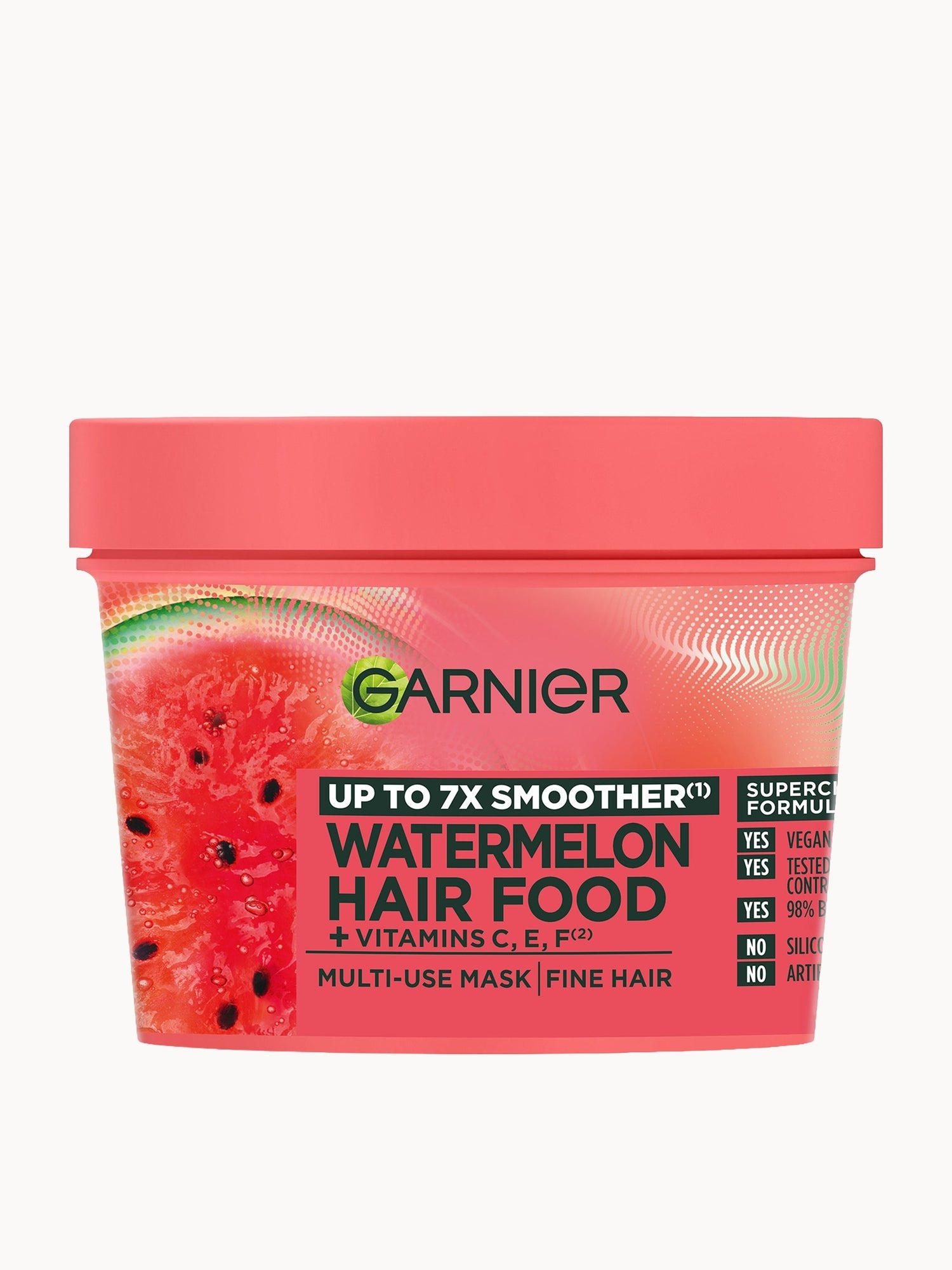 Garnier Hair Food Multi-Use Mask, Watermelon, Plump Fine Hair 400ml