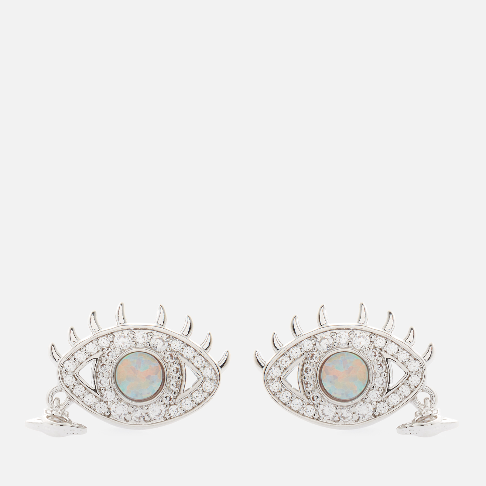 Vivienne Westwood Women's Rahmona Earrings - Silver-Tone White | Coggles