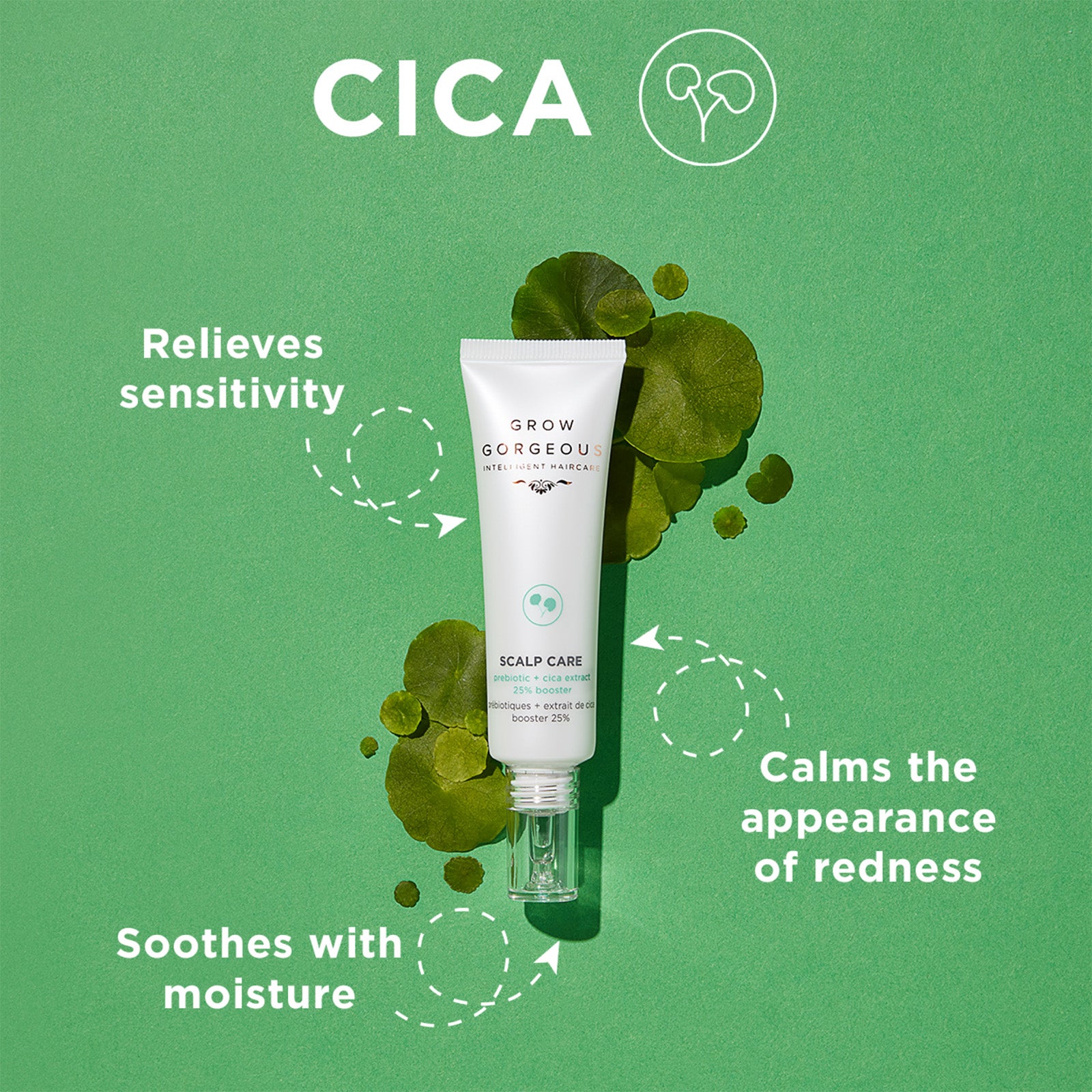 Grow Gorgeous Prebiotic and Cica Extract 25% Booster | Dermstore