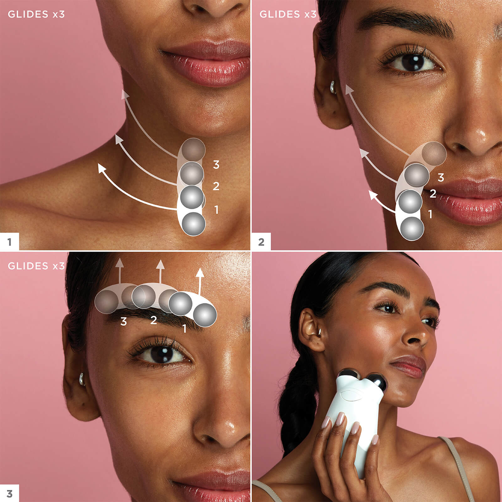 NuFACE The Petite Facial Kit 4 piece - White - $348 Value | Dermstore