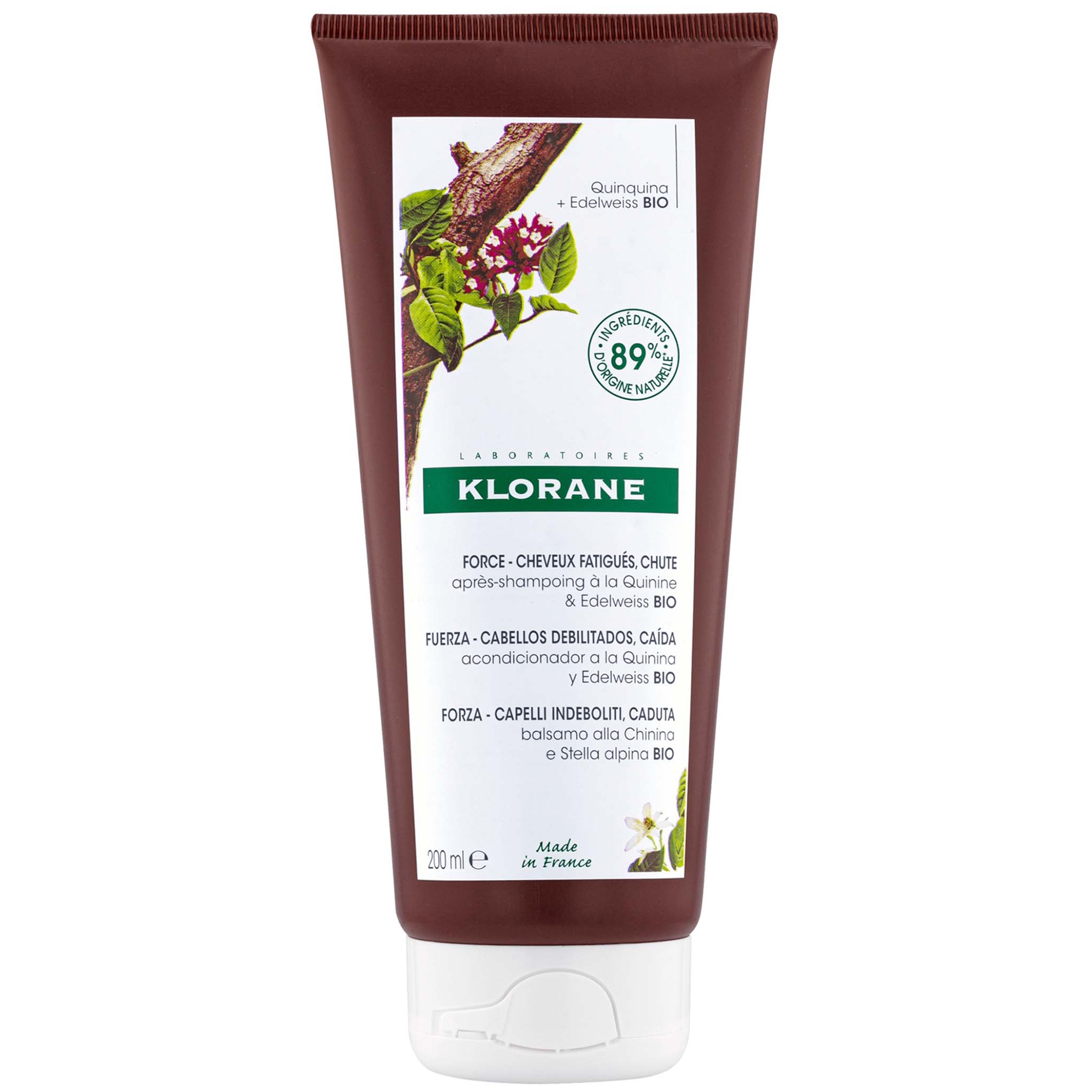 KLORANE Conditioner for Thinning, Tired Hair with Quinine and ORGANIC