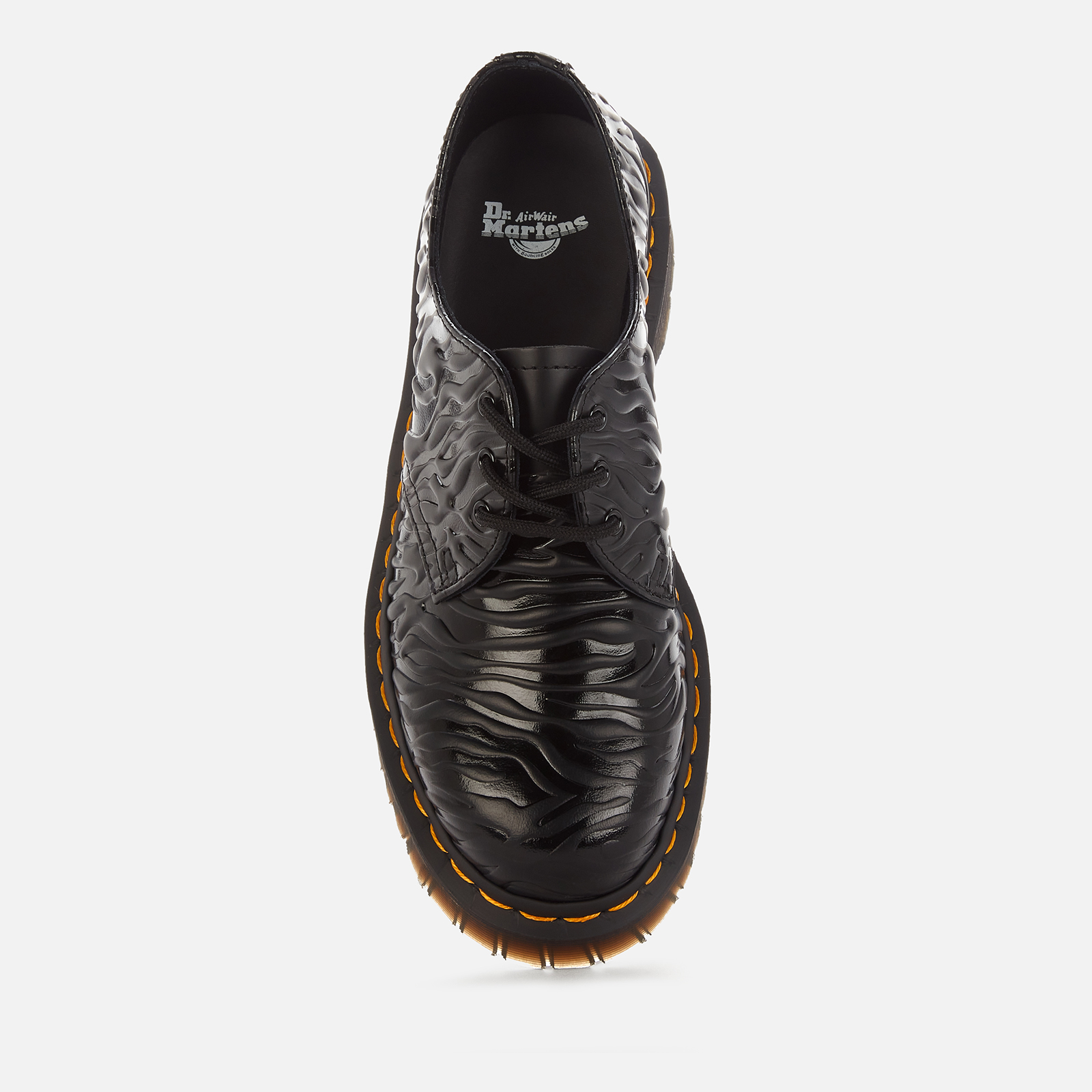 Dr. Martens 1461 Bex Embossed Leather 3 Eye Shoes Zebra Gloss UK 3 Coggles