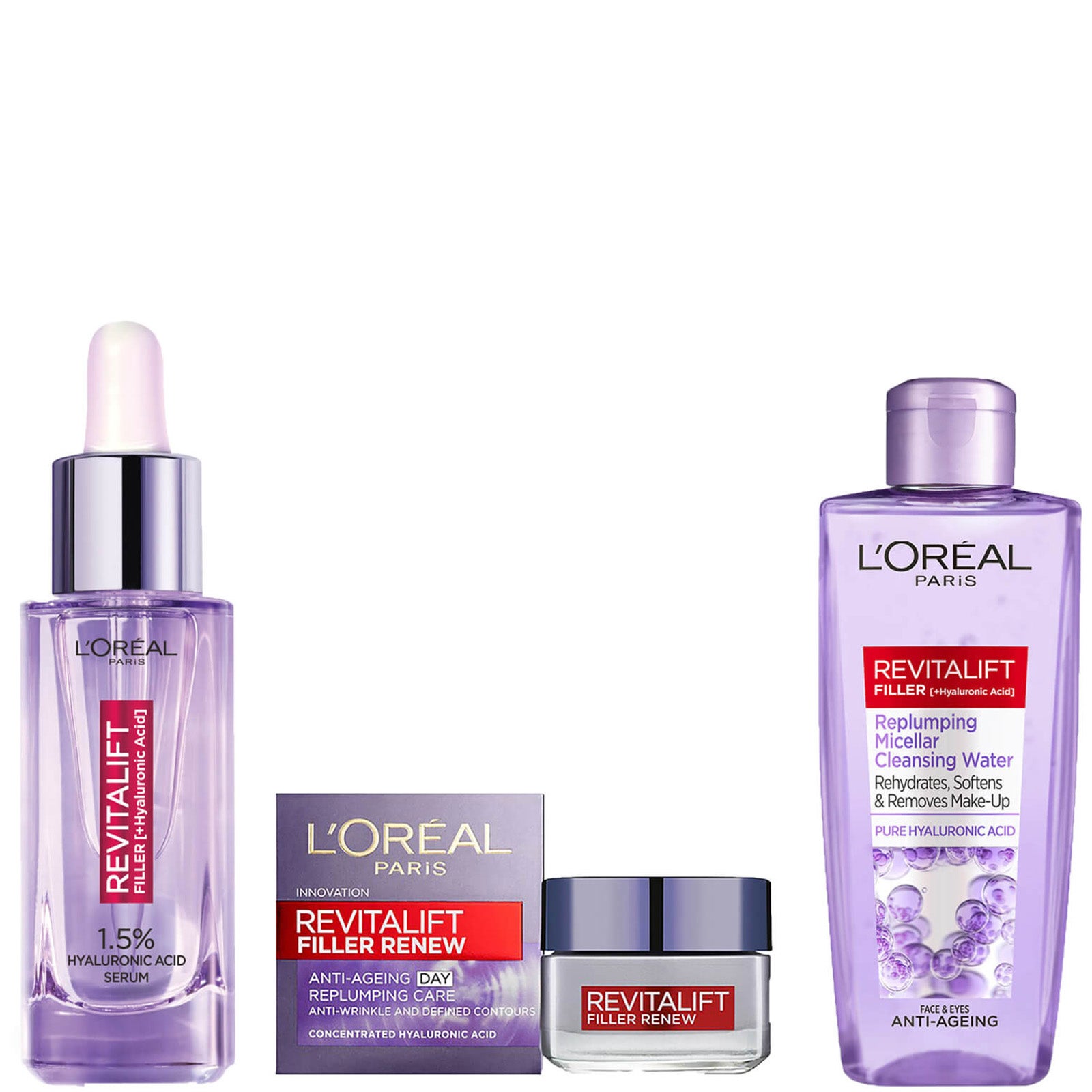 L'Oréal Revitalift Filler Serum Mit Hyaluron – 16 Ml, Anti-Falten & Volumen-Effekt