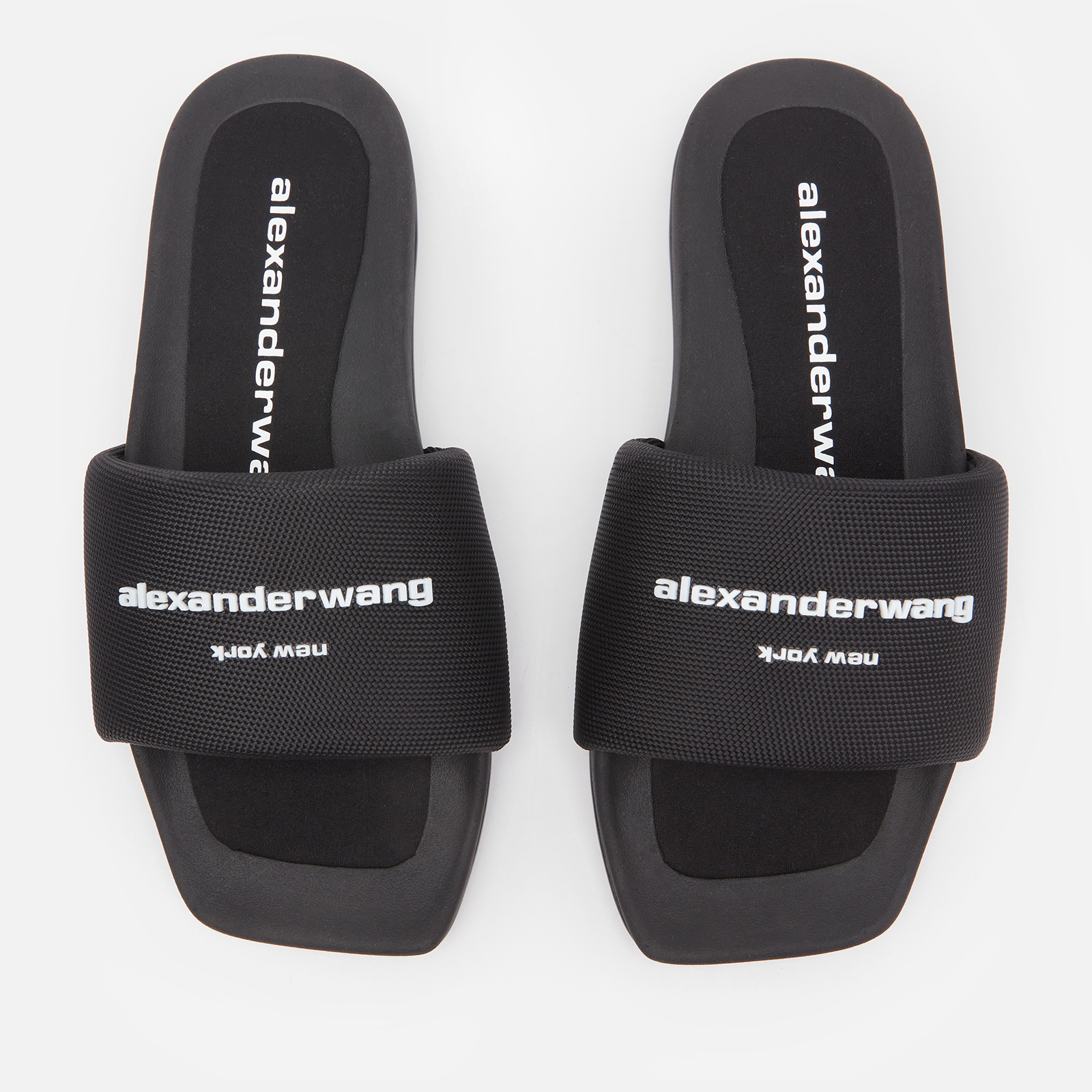 AW Pool Slide in BLACK | alexanderwang®