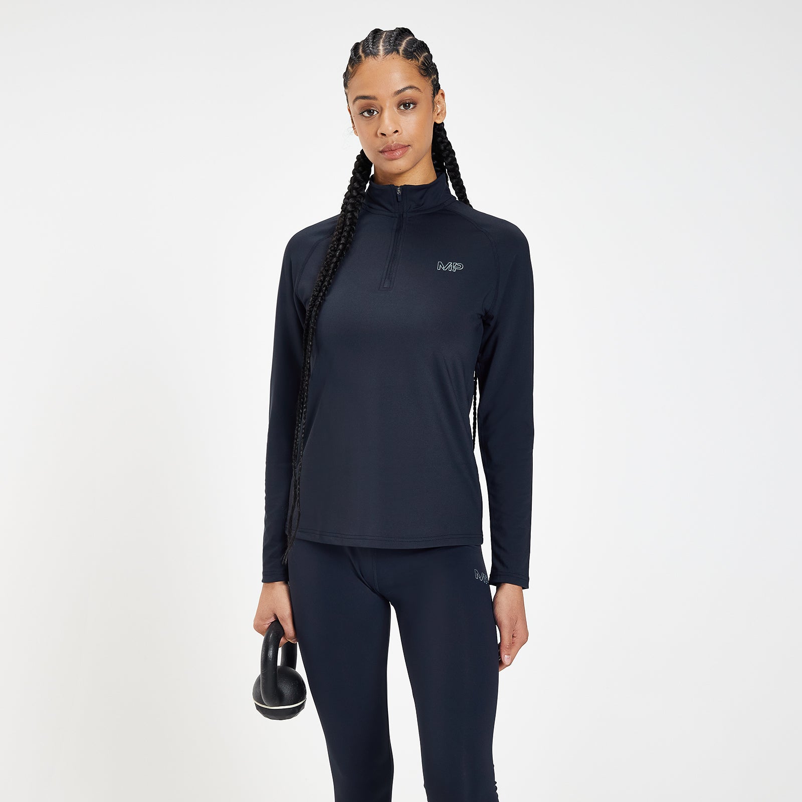 Women's Infinity Mark Training 1/4 Zip | Blue | MYPROTEIN™