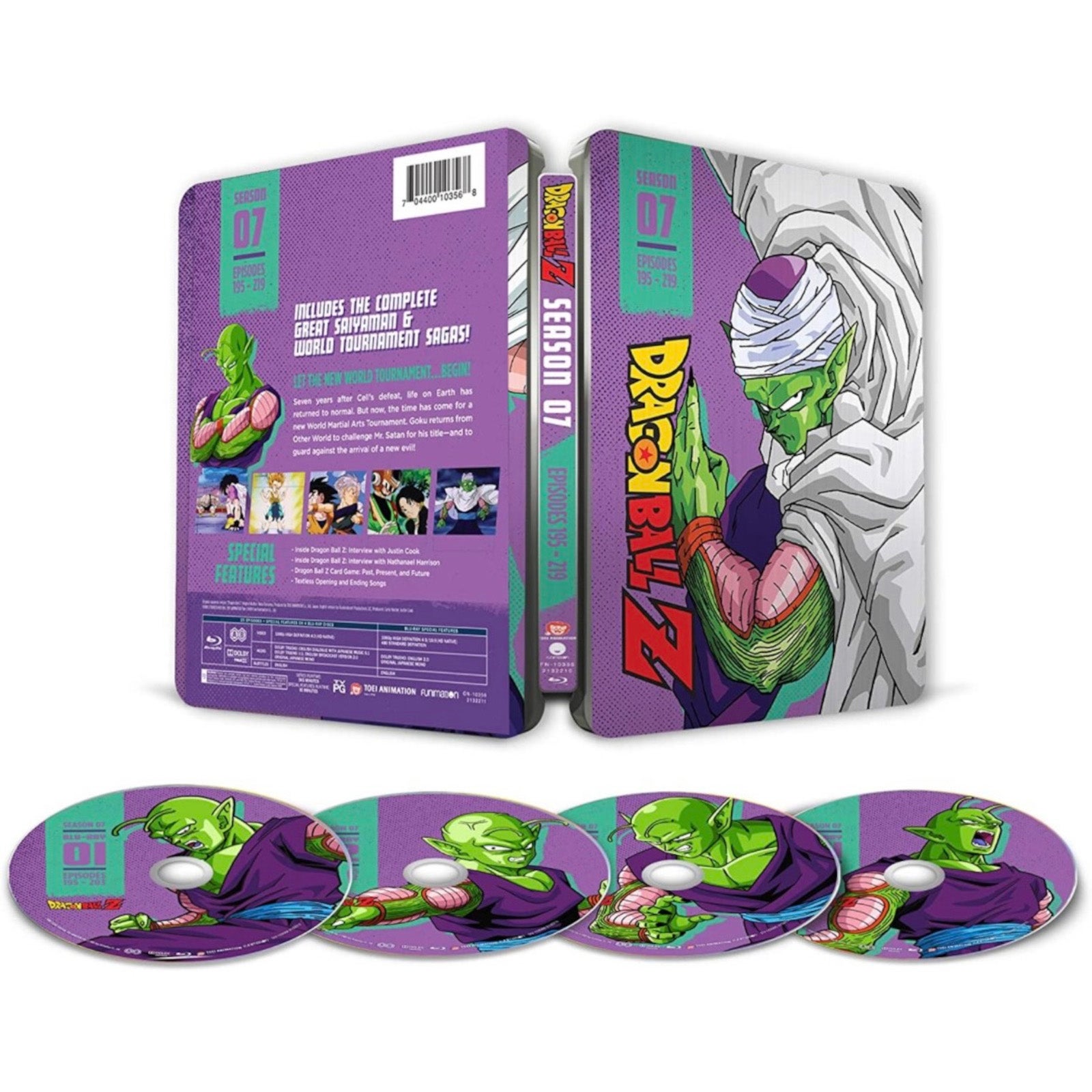 Dragon Ball Z: Season 7 - Limited Edition Steelbook | Zavvi UK