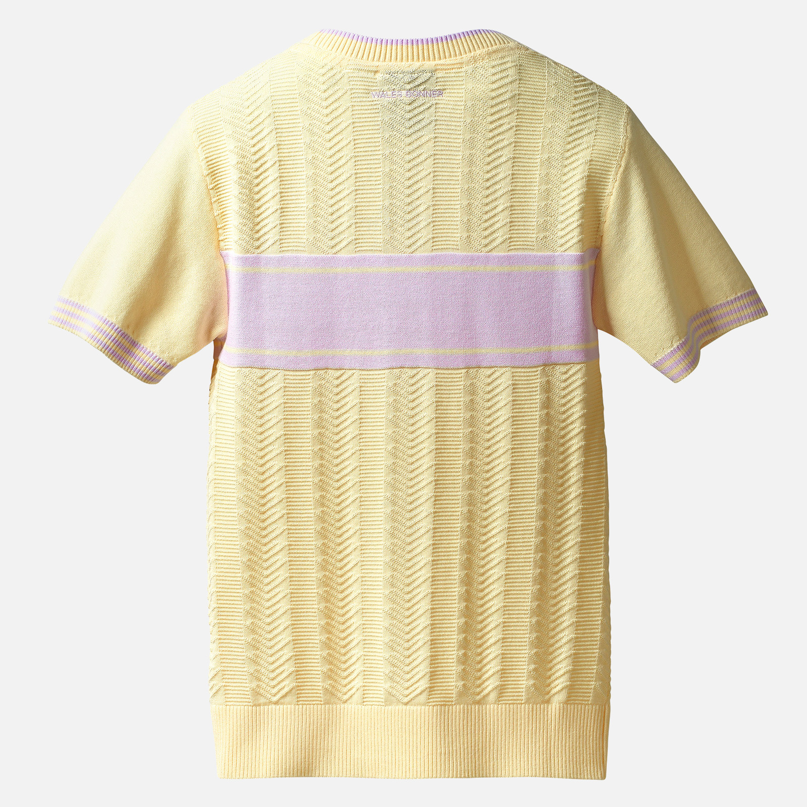 【関税込み】WALES BONNER 'Cadence' shirt WALES BONNER Cadence Grandad-Collar Poplin-Trimmed Striped