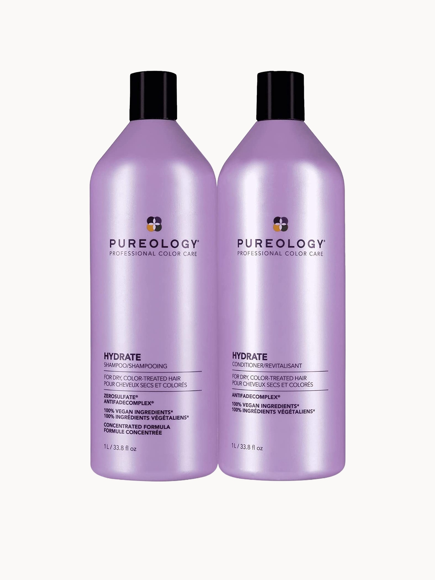 Pureology: Pureology Hydrate Shampoo and Conditioner Moisturising Supersize Bundle for Dry Hair, Sulphate Free for a Gentle Cleanse