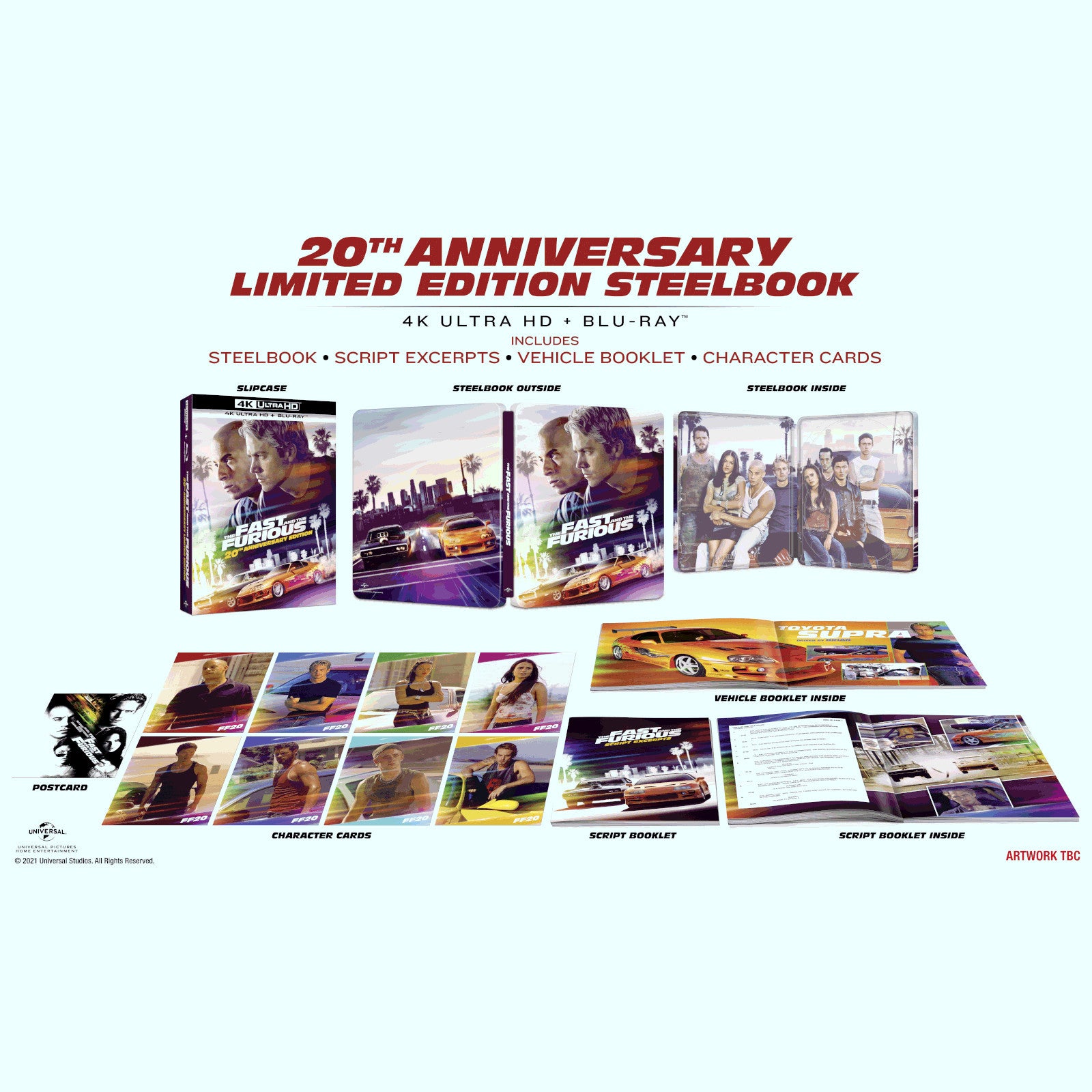 The Fast & The Furious: 4K Ultra HD Zavvi Exclusive 20th
