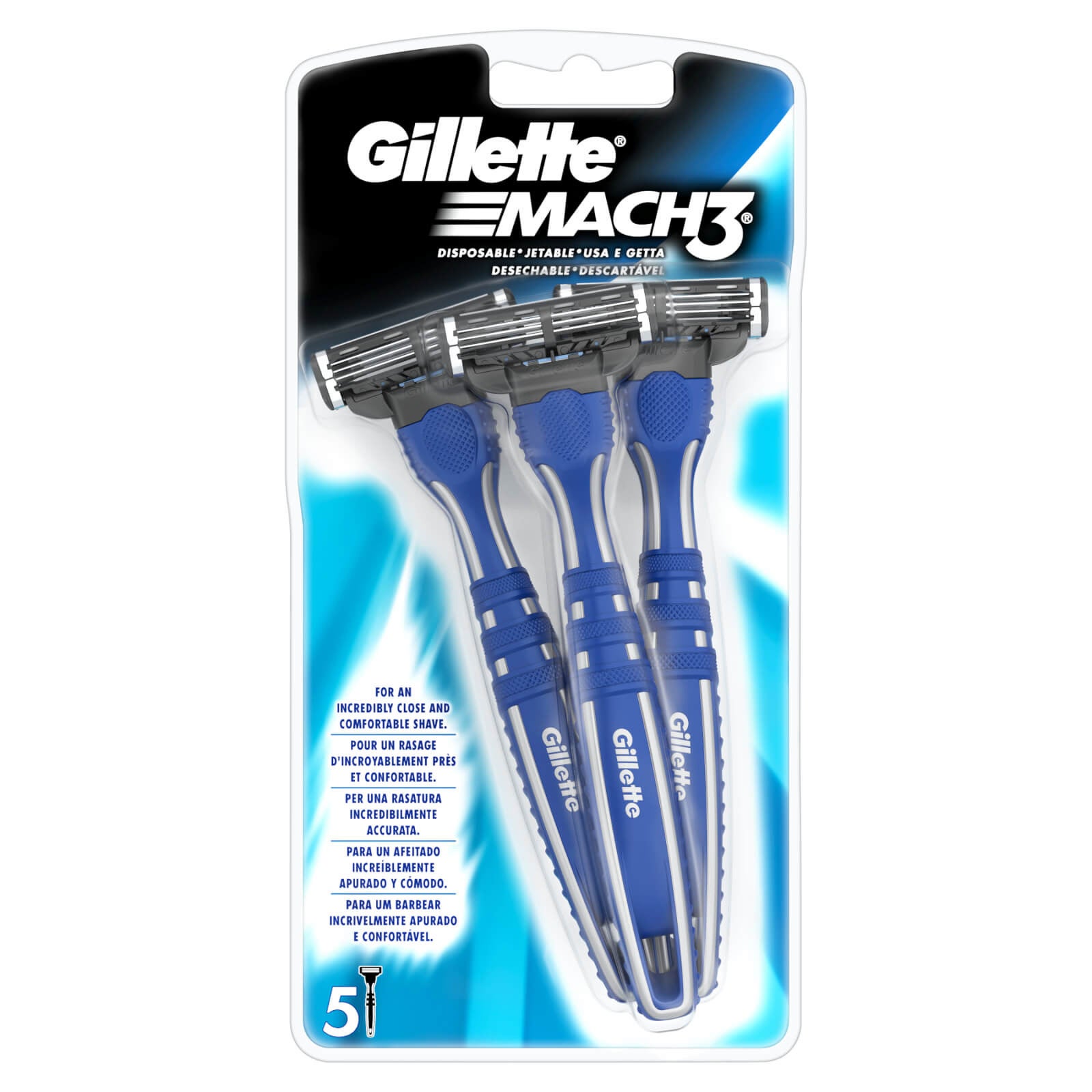 Gillette Mach3 Disposable Razors for Men | Gillette UK