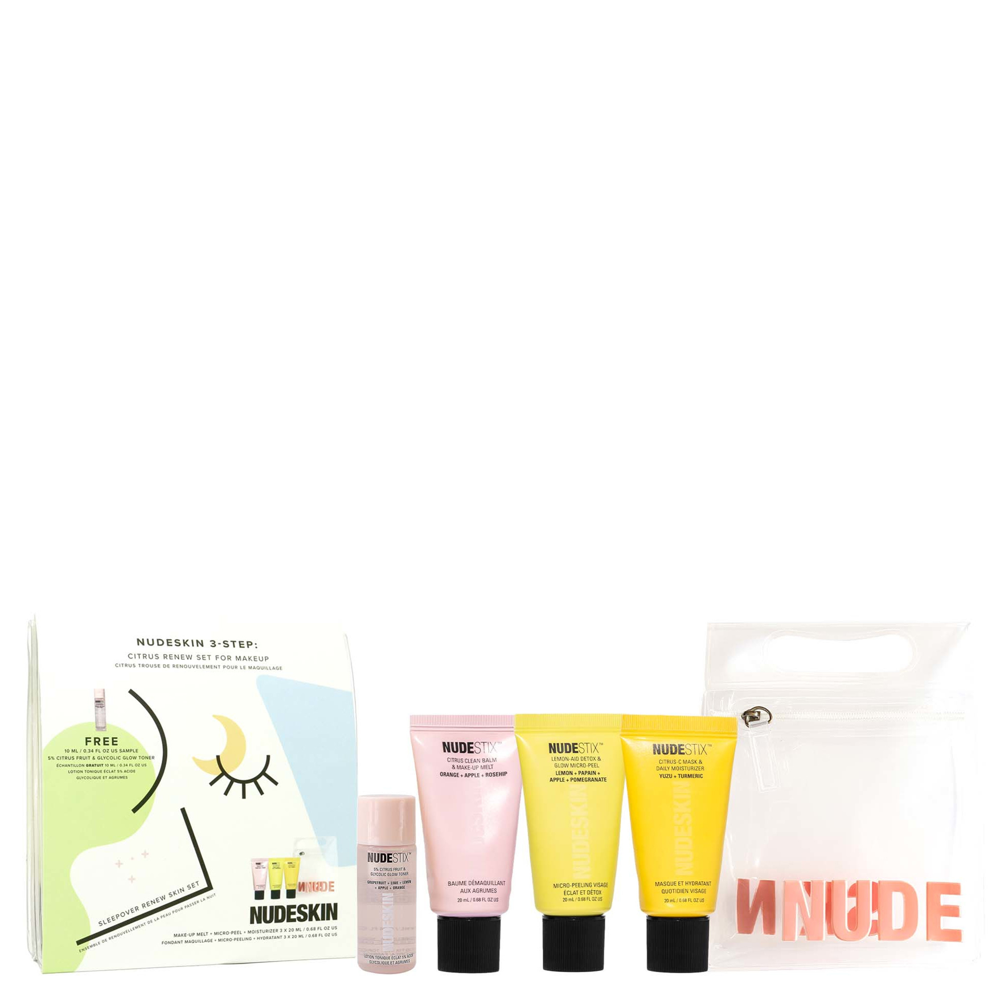 NUDESTIX 3-Step: Citrus Renew Makeup Set | Dermstore
