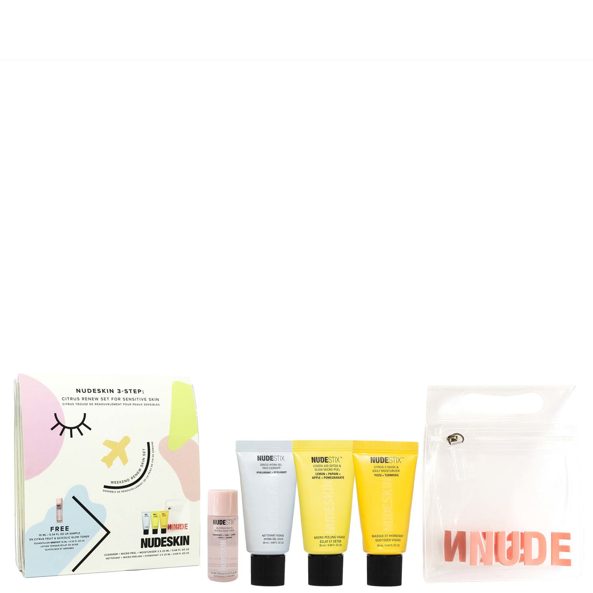 NUDESTIX 3-Step: Citrus Renew Skin Set | Dermstore