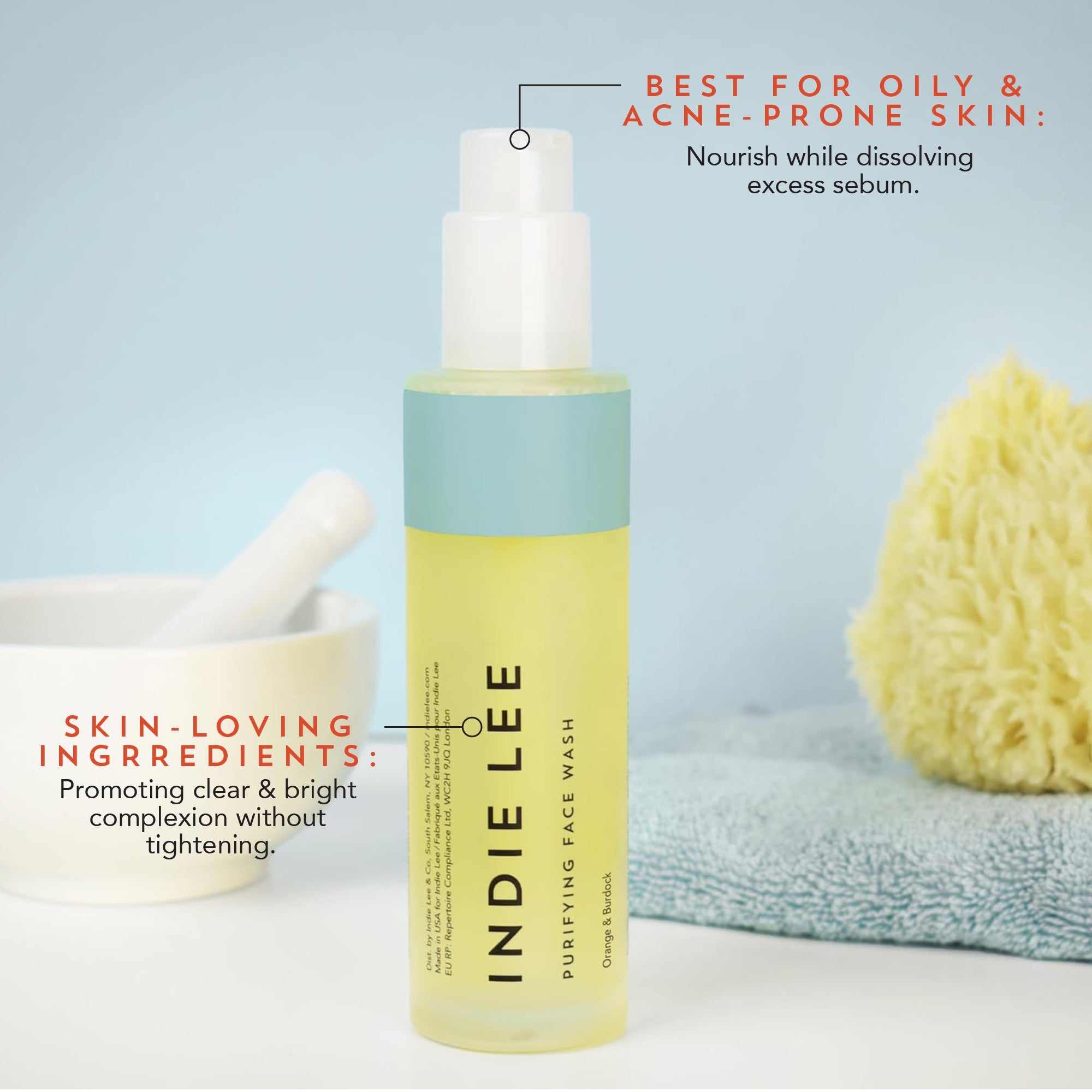 Indie Lee Purifying Face Wash (1 fl. oz.) | Dermstore