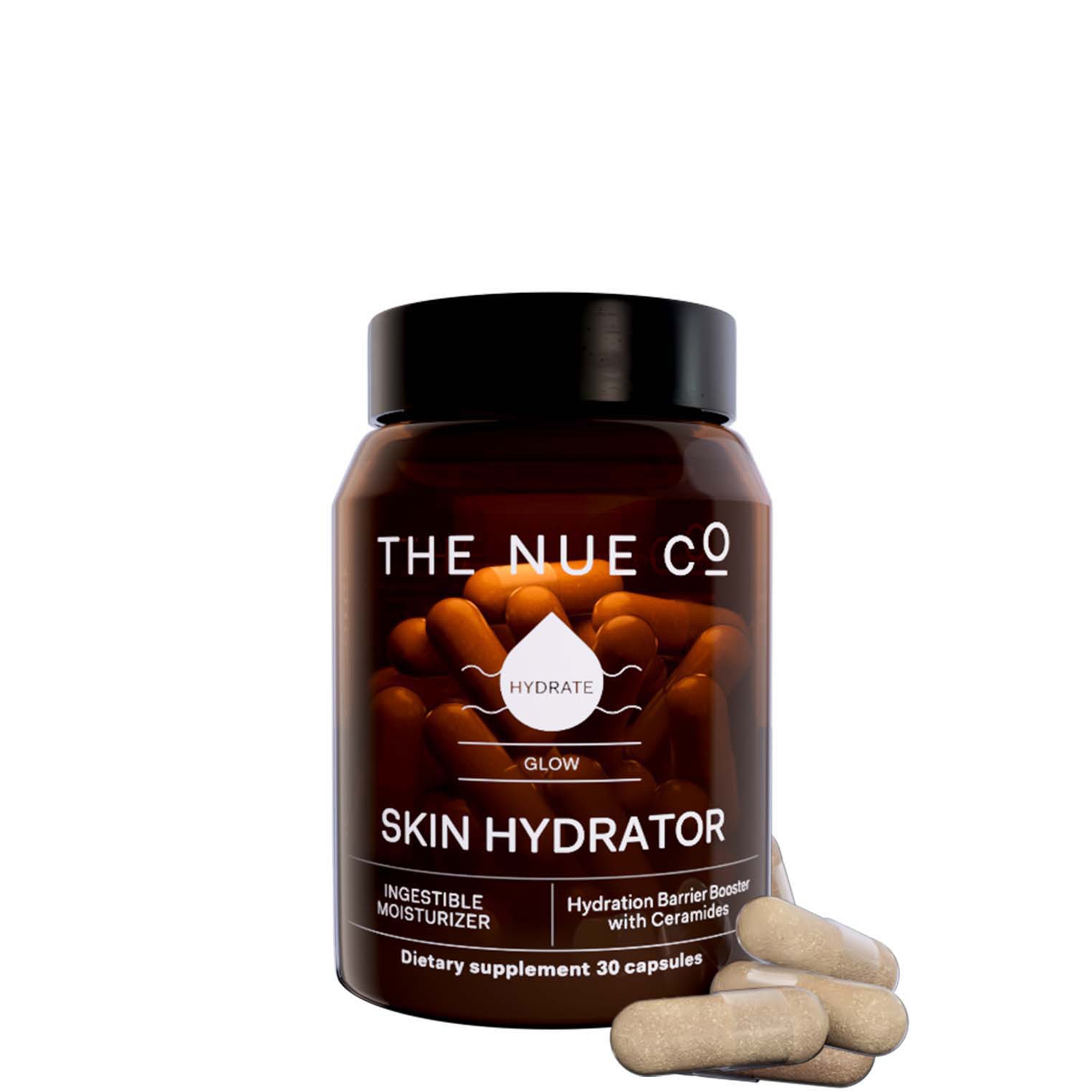 The Nue Co. Skin Hydrator Collagen, Ceramide and Hyaluronic Acid Supplement  (30 Capsules) | CultBeauty