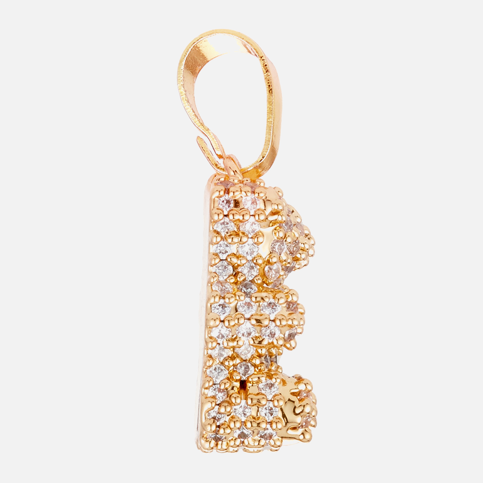 CRYSTAL HAZE ◆ PENDANT_NOSTALGIA BEAR PAVE GOLD LIME Crystal Haze - Nostalgia Bear Pavé Pendant | HBX - Globally