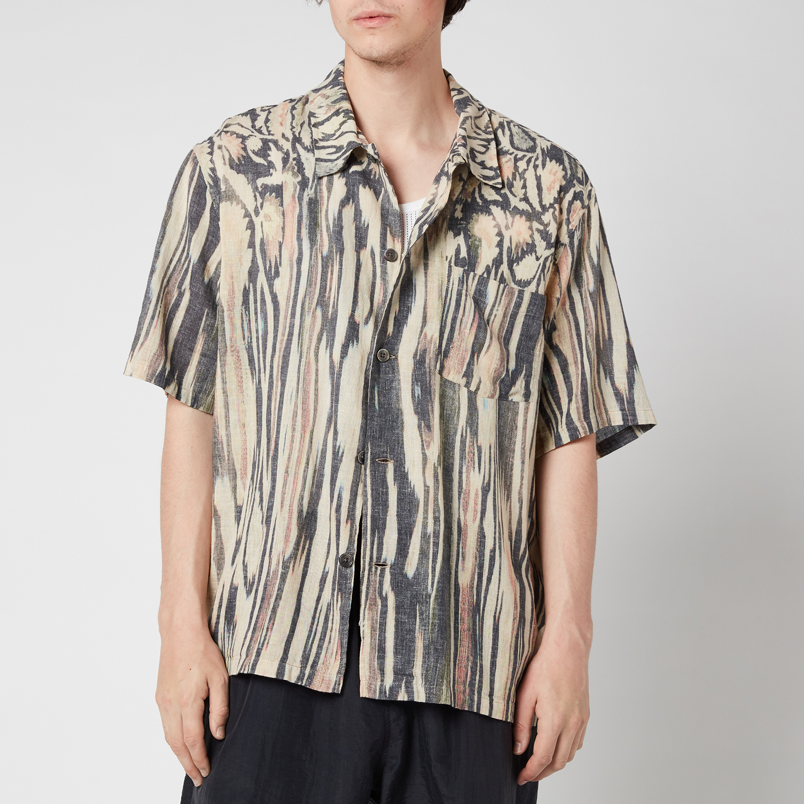 Our Legacy Men's Short Sleeve Box Shirt - Hanabi Print | Coggles