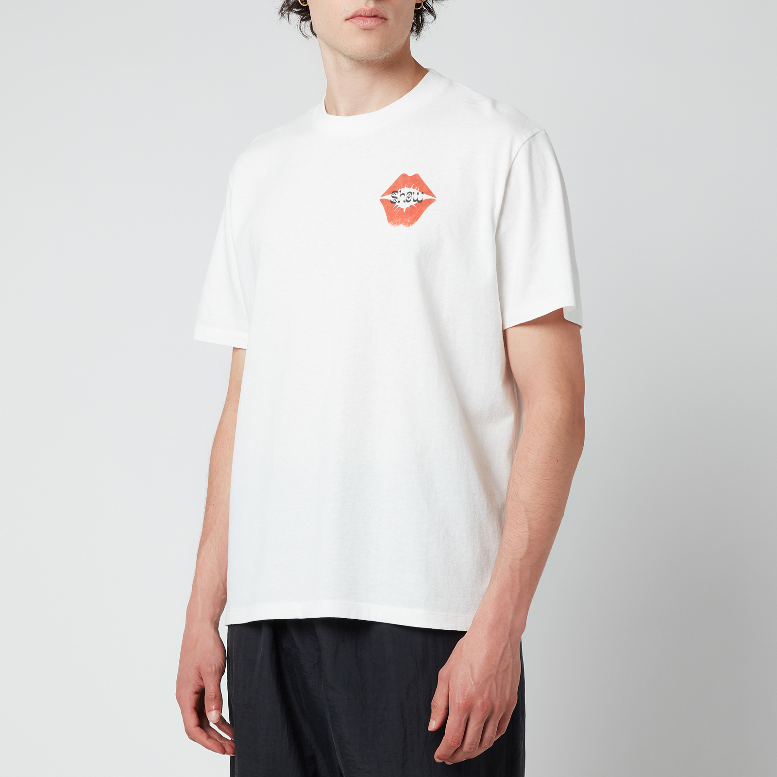 Our Legacy Men's Box T-Shirt - White Signature Kiss Print
