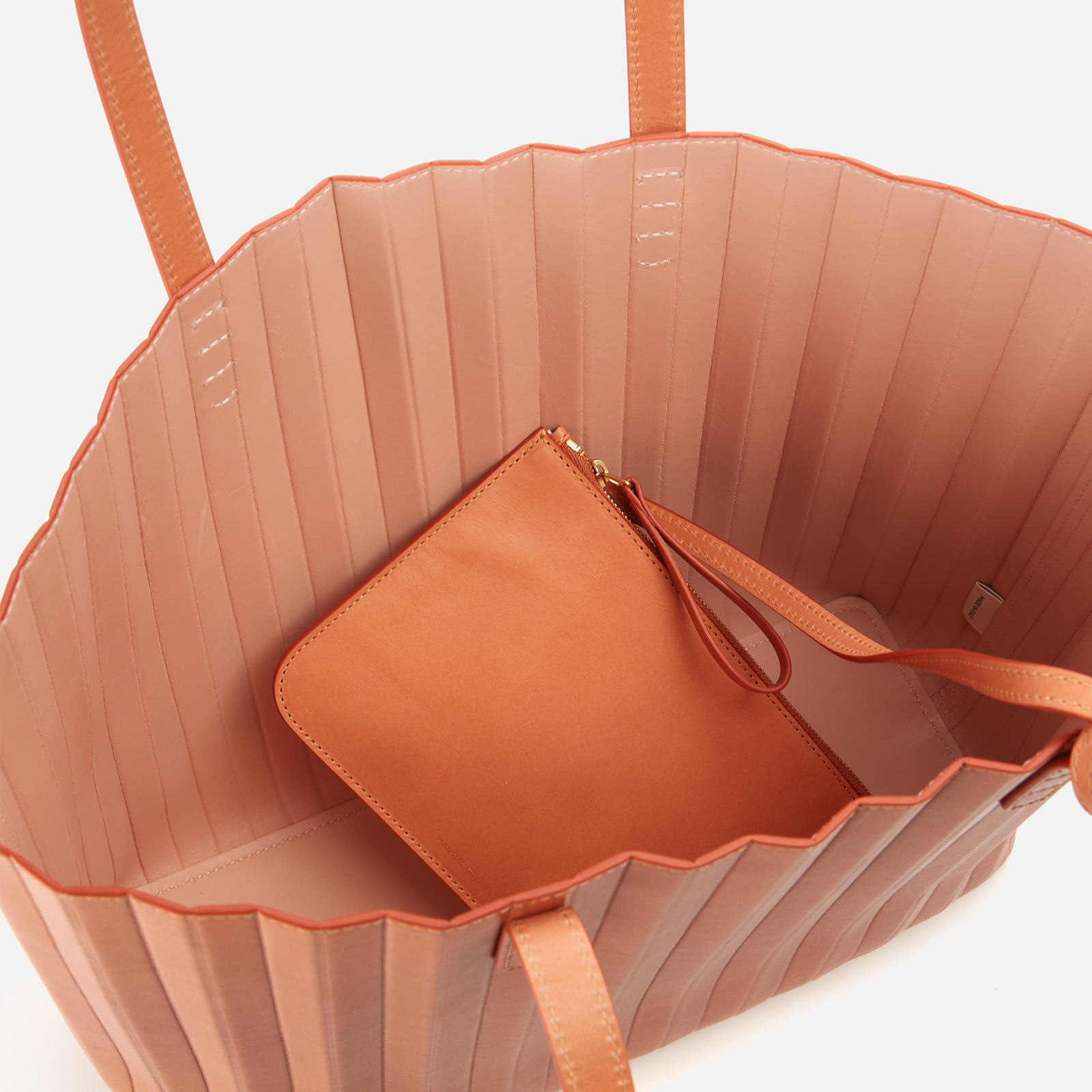 Mansur gavriel pleated tote bag sale