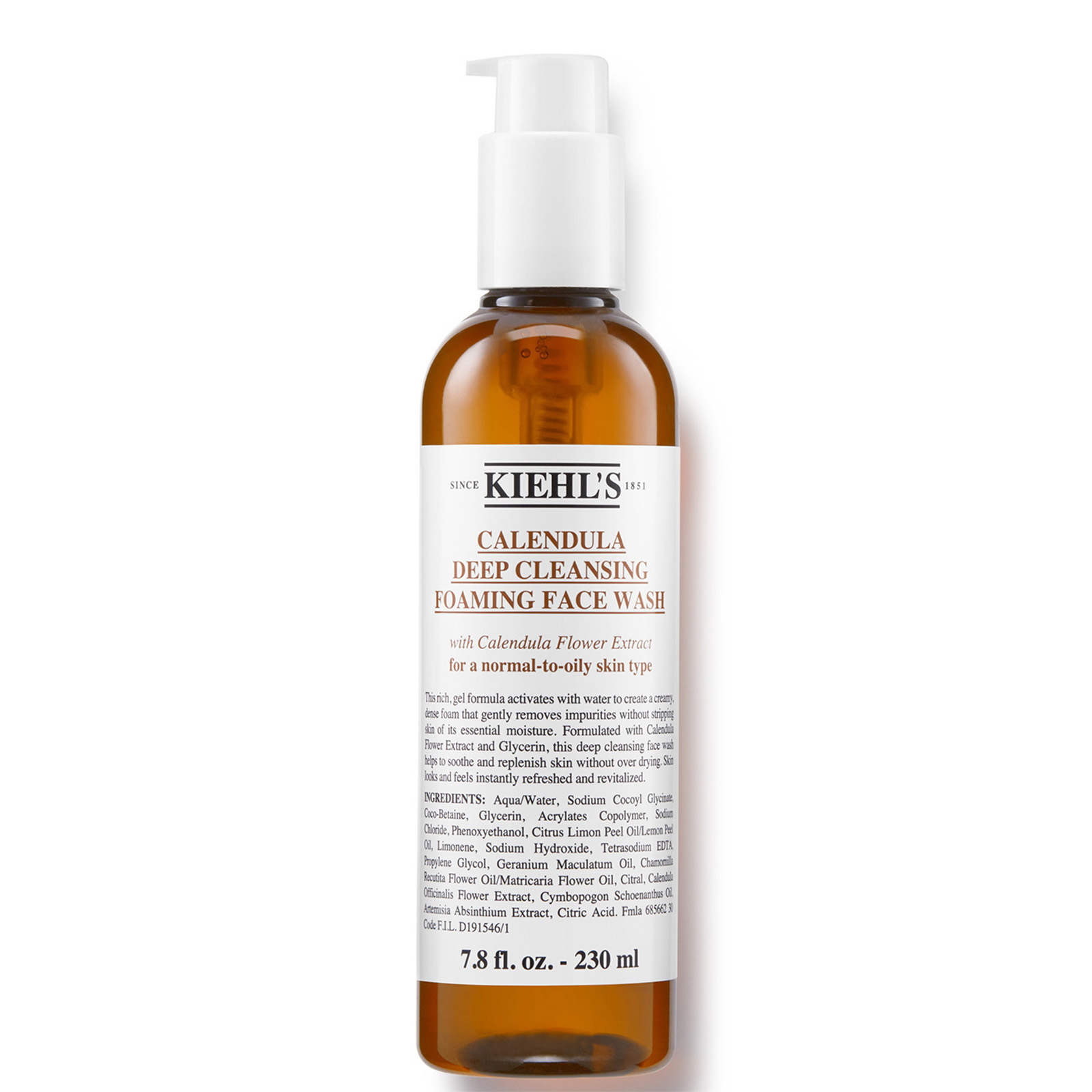 cult Kiehl's Calendula Deep Cleansing Foaming Face Wash - 230ml