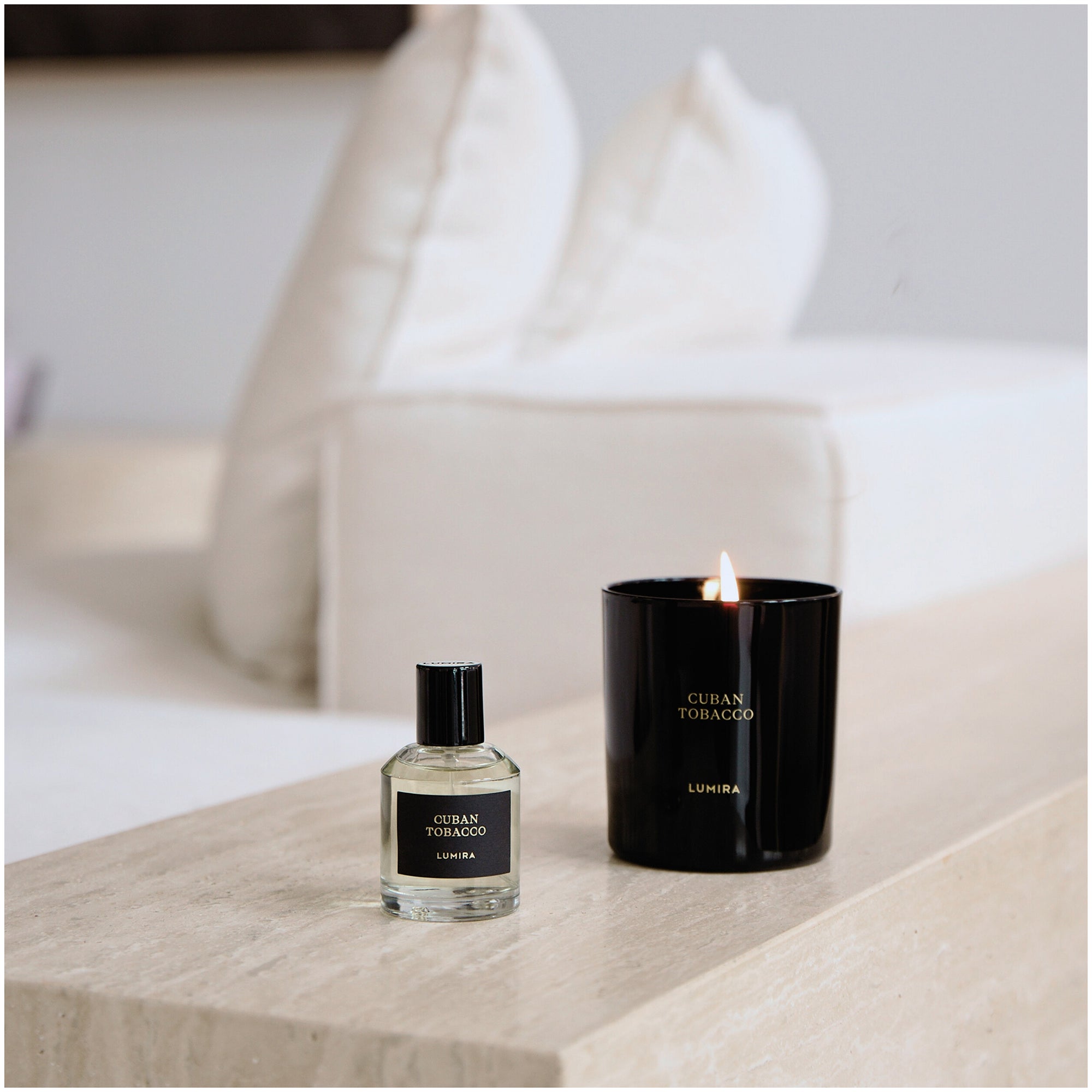 LUMIRA Cuban Tobacco Black Candle 10.5 oz | Dermstore