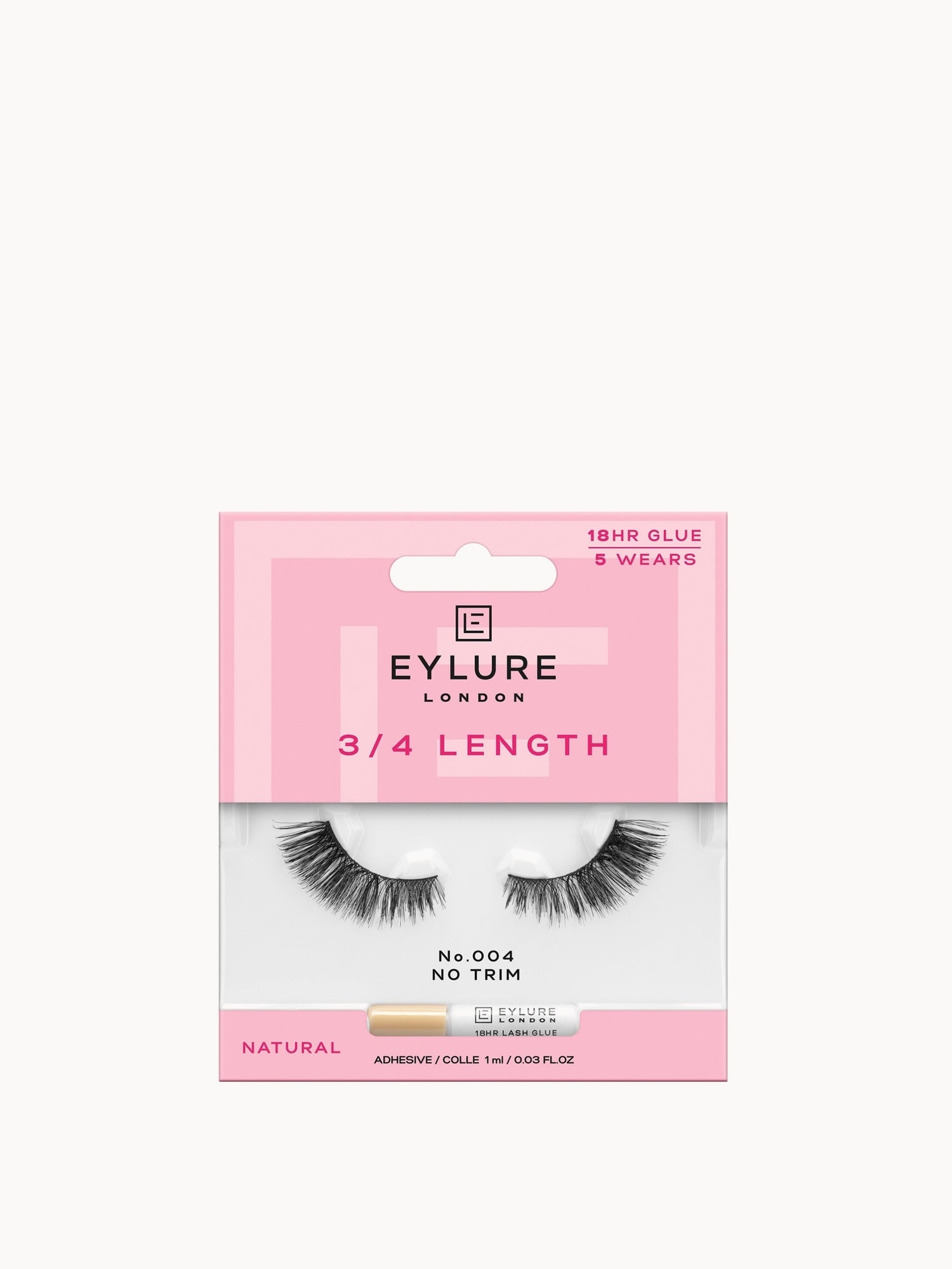 Eylure False Lashes - 3/4 Length No. 004