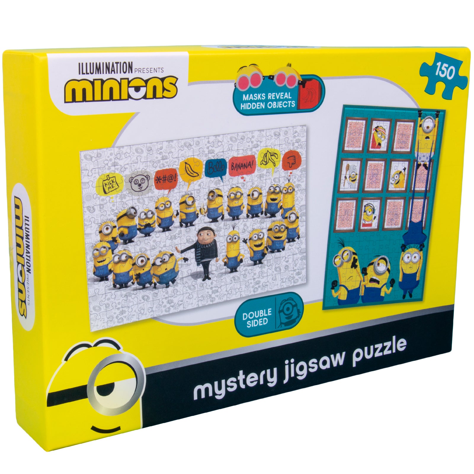 Minions Double Sided Mystery Jigsaw Puzzle 100pcs | Zavvi UK