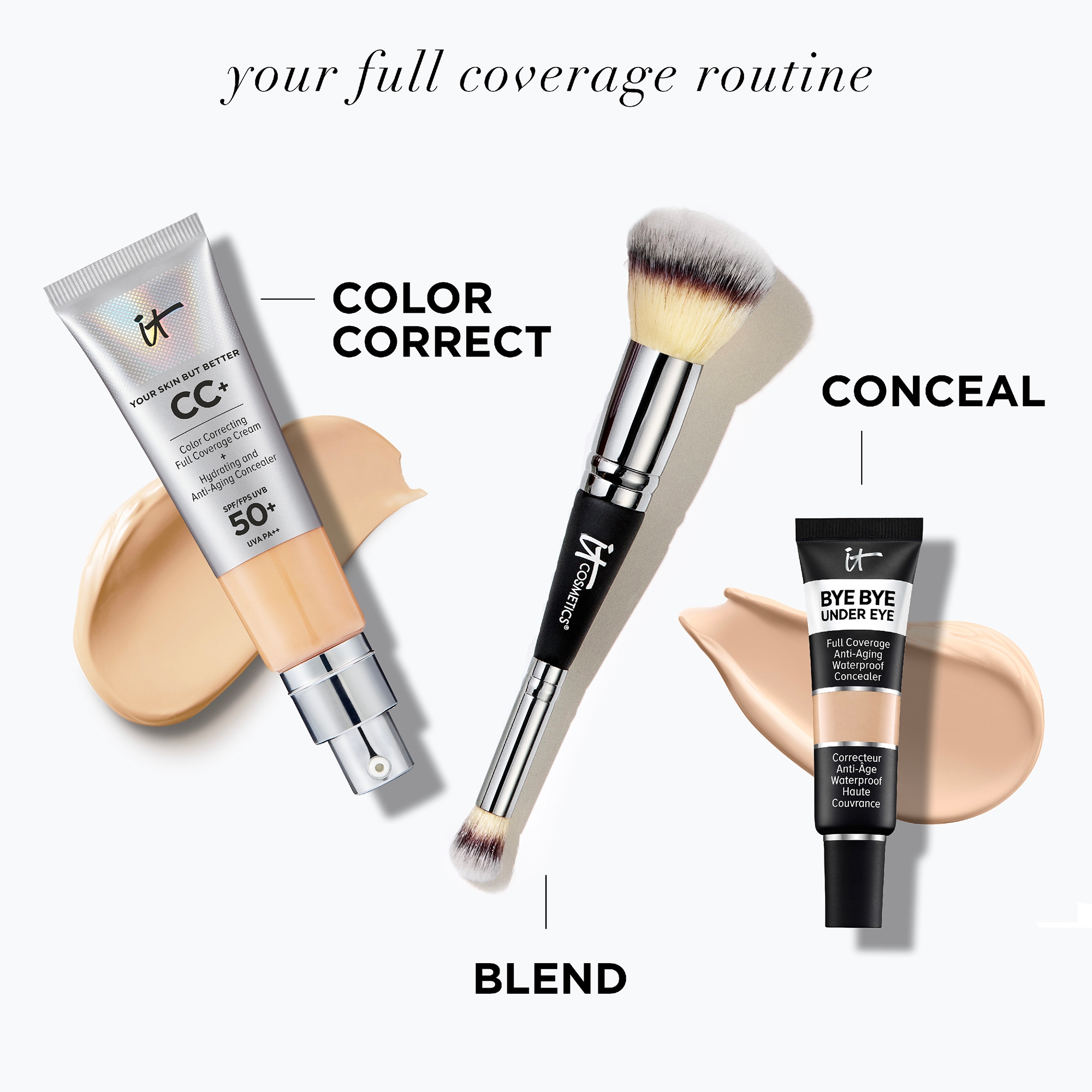 IT Cosmetics Heavenly Luxe Flat Top Buffing Foundation Brush