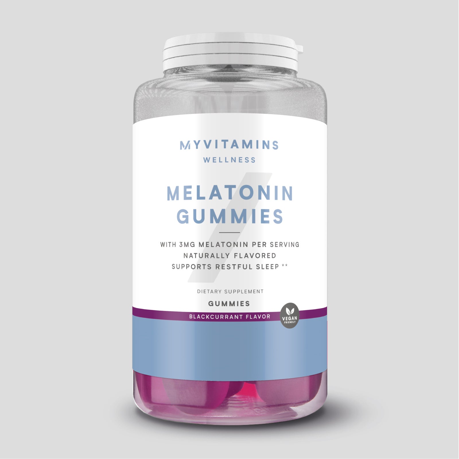 melanotan gummies Myvitamins Melatonin Blackcurrant Gummies - 30 Gummies