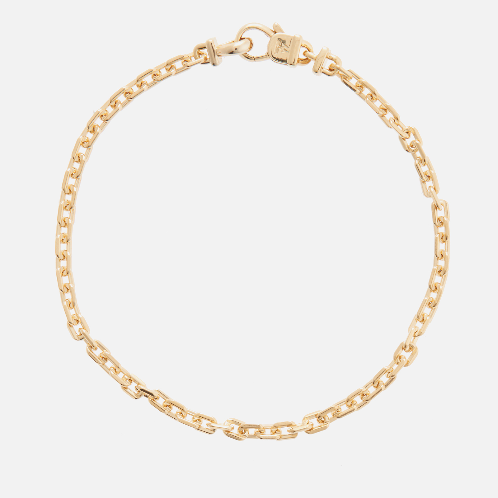Tom Wood Men's Anker Bracelet - Gold | Coggles