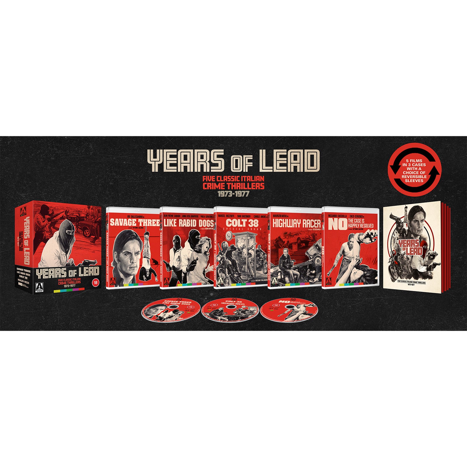 Years of Lead: Five Classic Italian Crime Thrillers 1973–1977 Blu