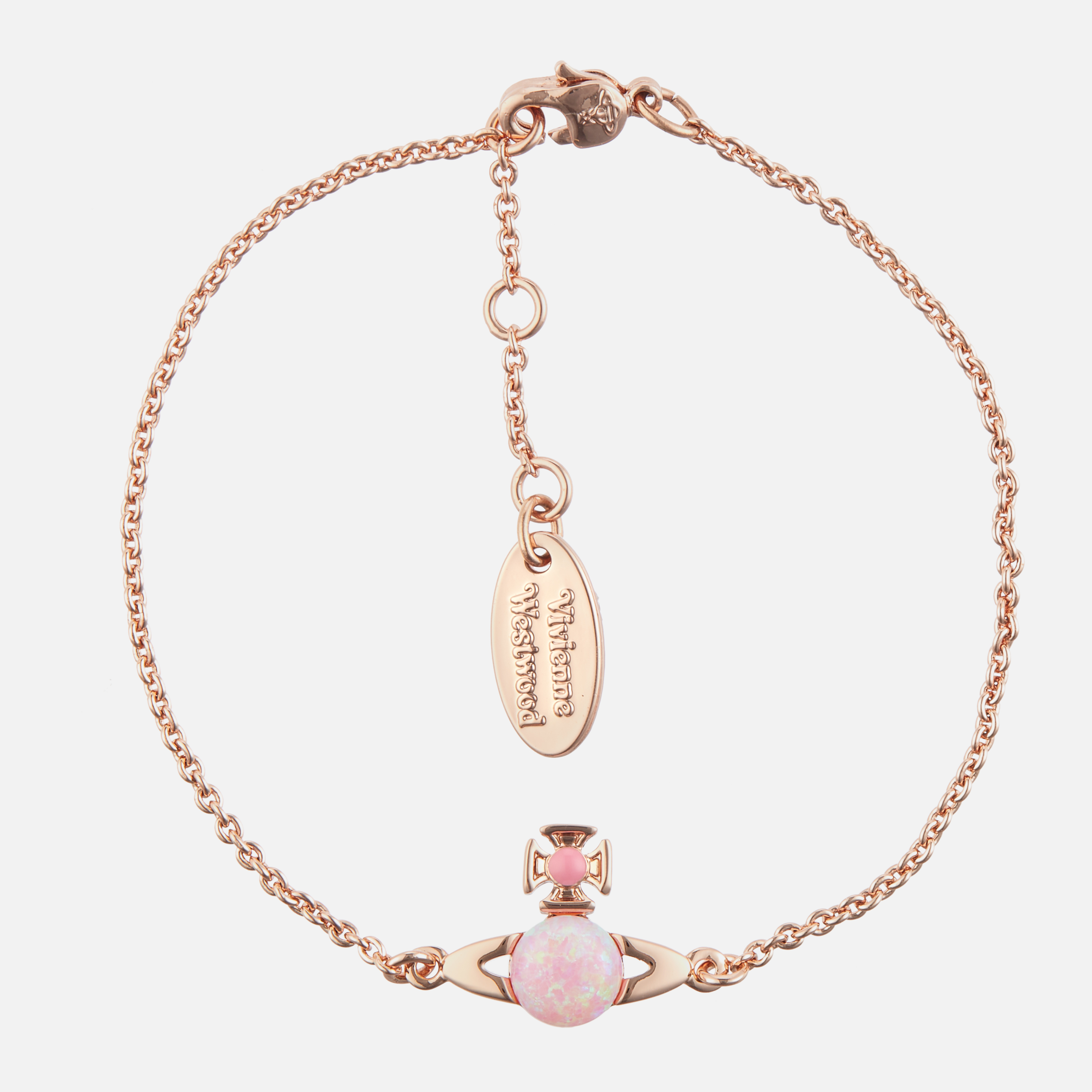 Vivienne Westwood Women s Isabelitta Bas Relief Bracelet Pink Gold Pink Pink Coggles