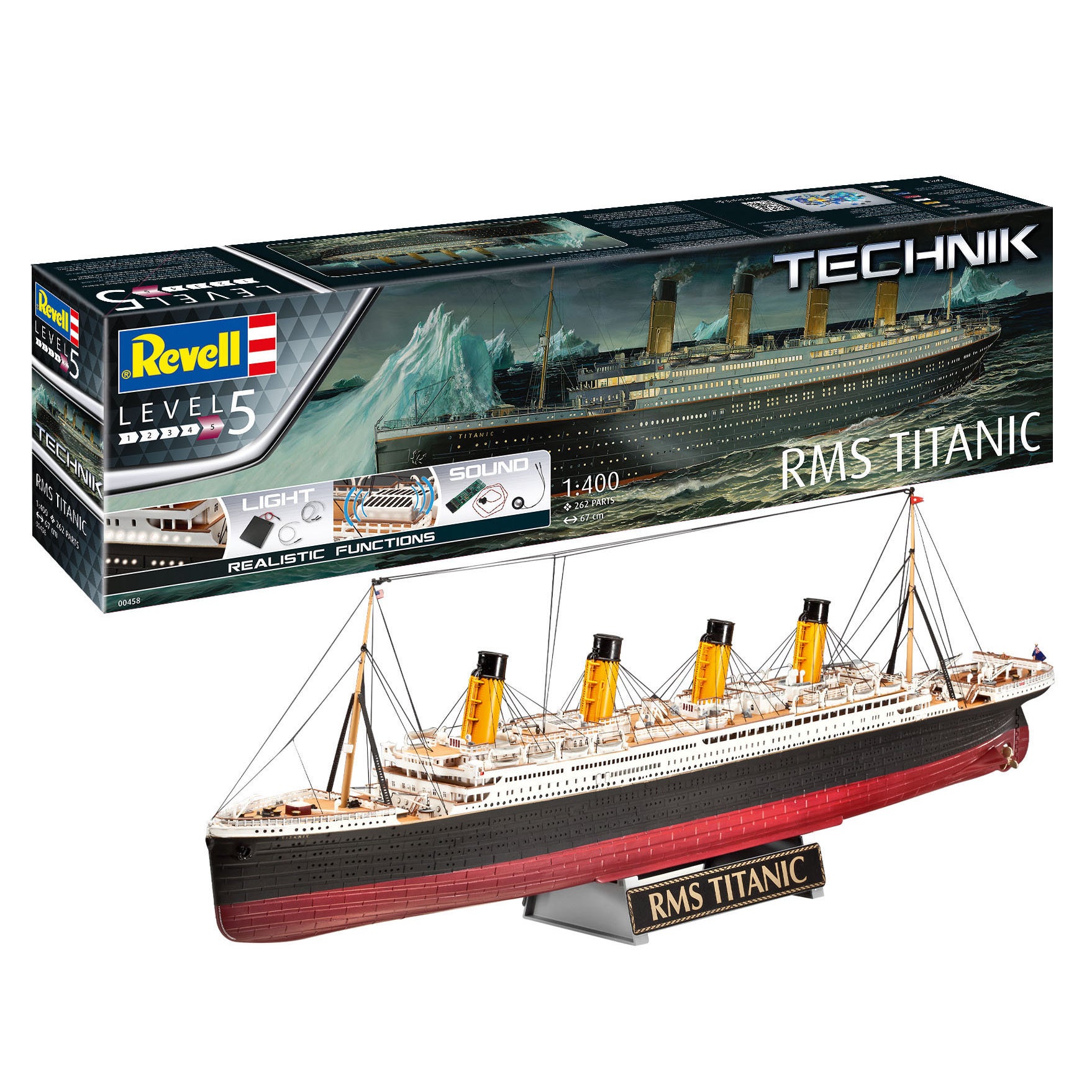 Revell Technik RMS Titanic Plastic Buildable Model 1:400 Scale